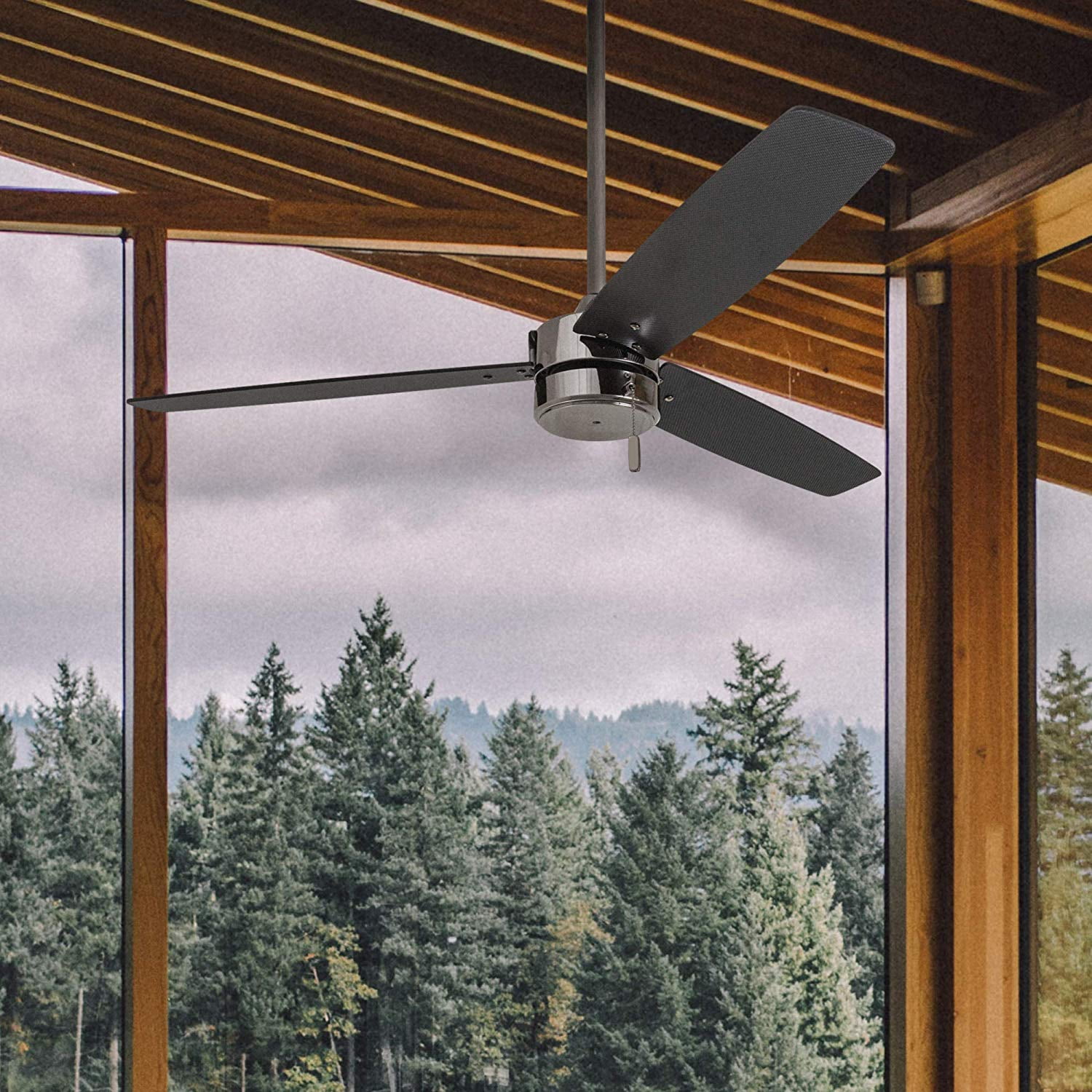 Prominence Home Journal Ceiling Fan (Gun Metal, 52 in) osoye
