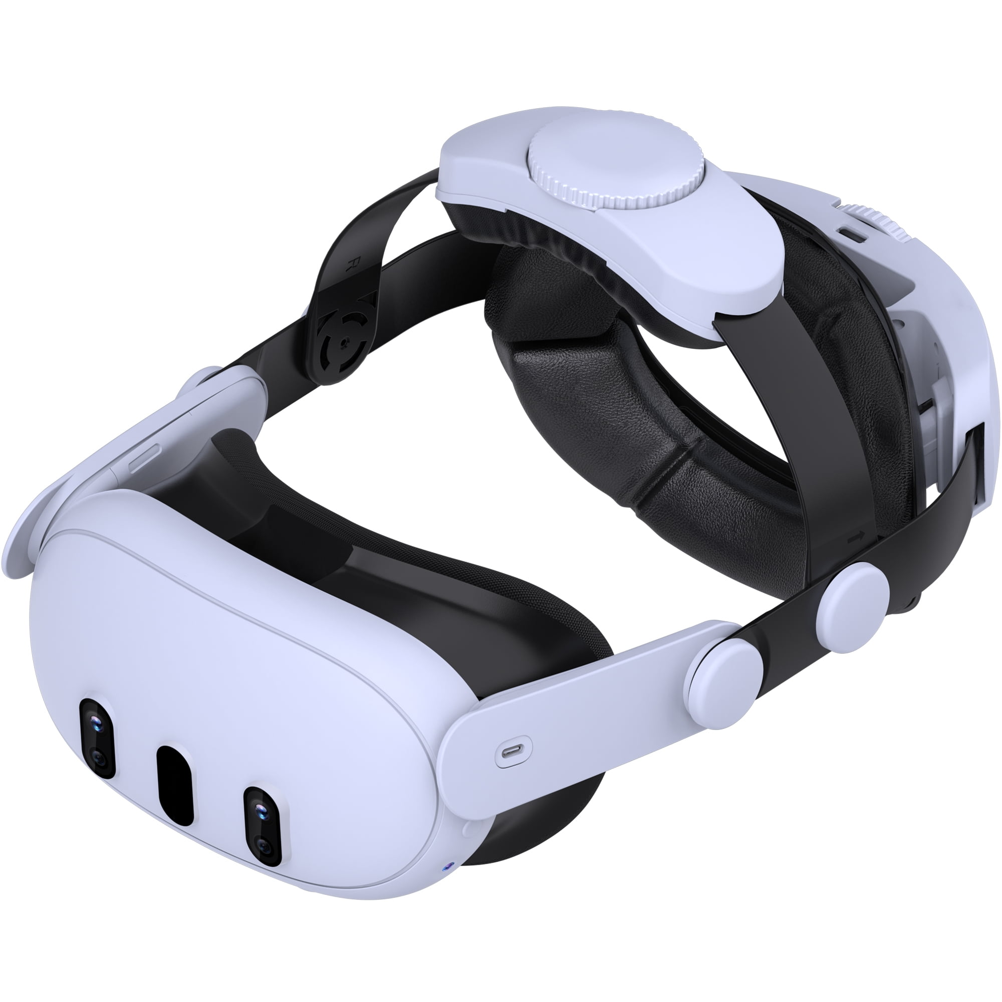 Beboncool Adjustable Head Strap for Meta Quest 3, 3S, and 2 (White, 1 Pack) hjxaa