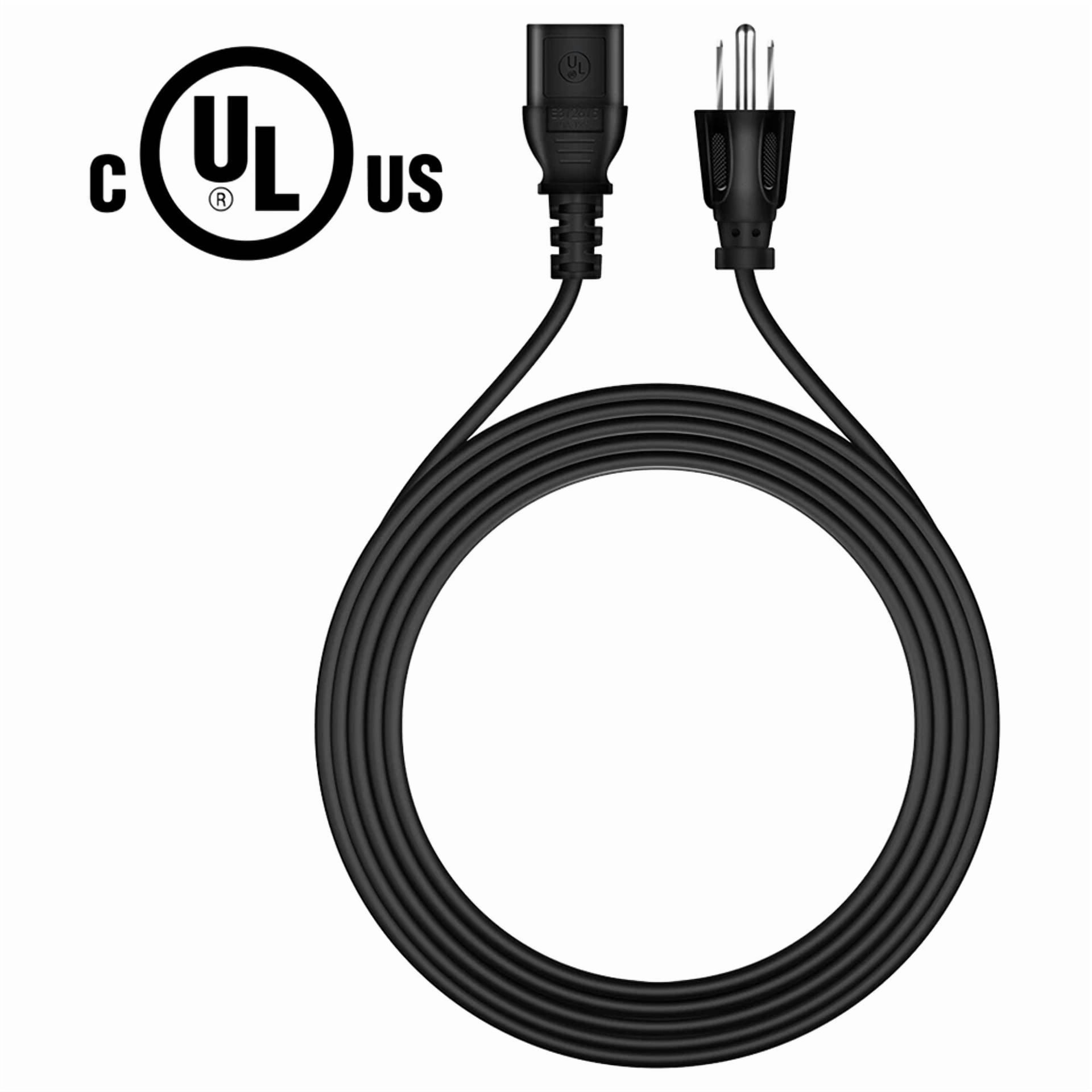 Rhea AC Power Cord Cable for Acer Nitro XF243Y XF270H KA242Y K242HL K243Y Monitor (6 ft) preys