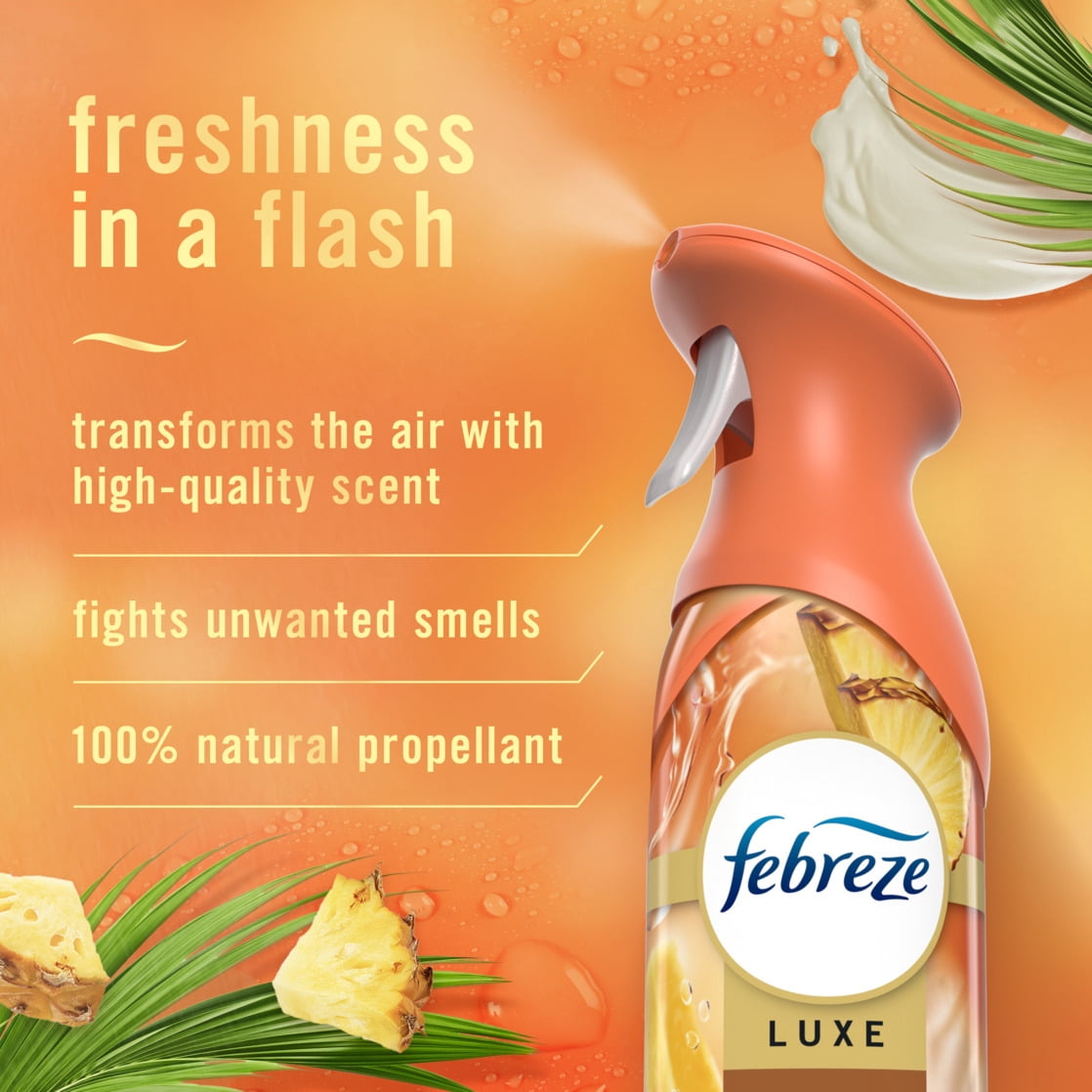 Febreze Air Freshener Spray, Odor-Fighting Room Spray, Tropical Blend Scent (8.8 oz) oorg2