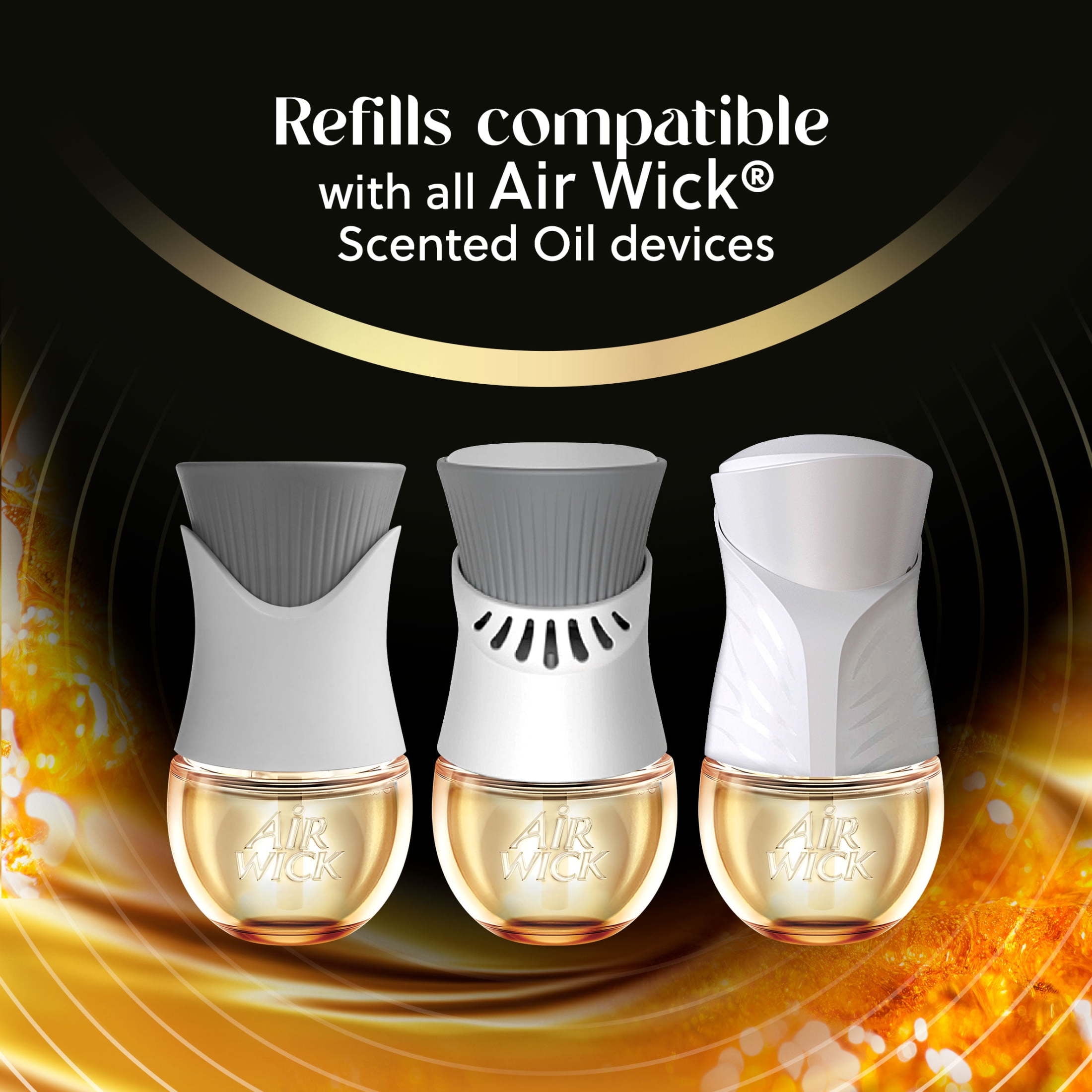 Air Wick Vibrant Plug-In Scented Oil Refills, Almond Milk and Honey, Long-Lasting Home Fragrance (2 Count) 238g4