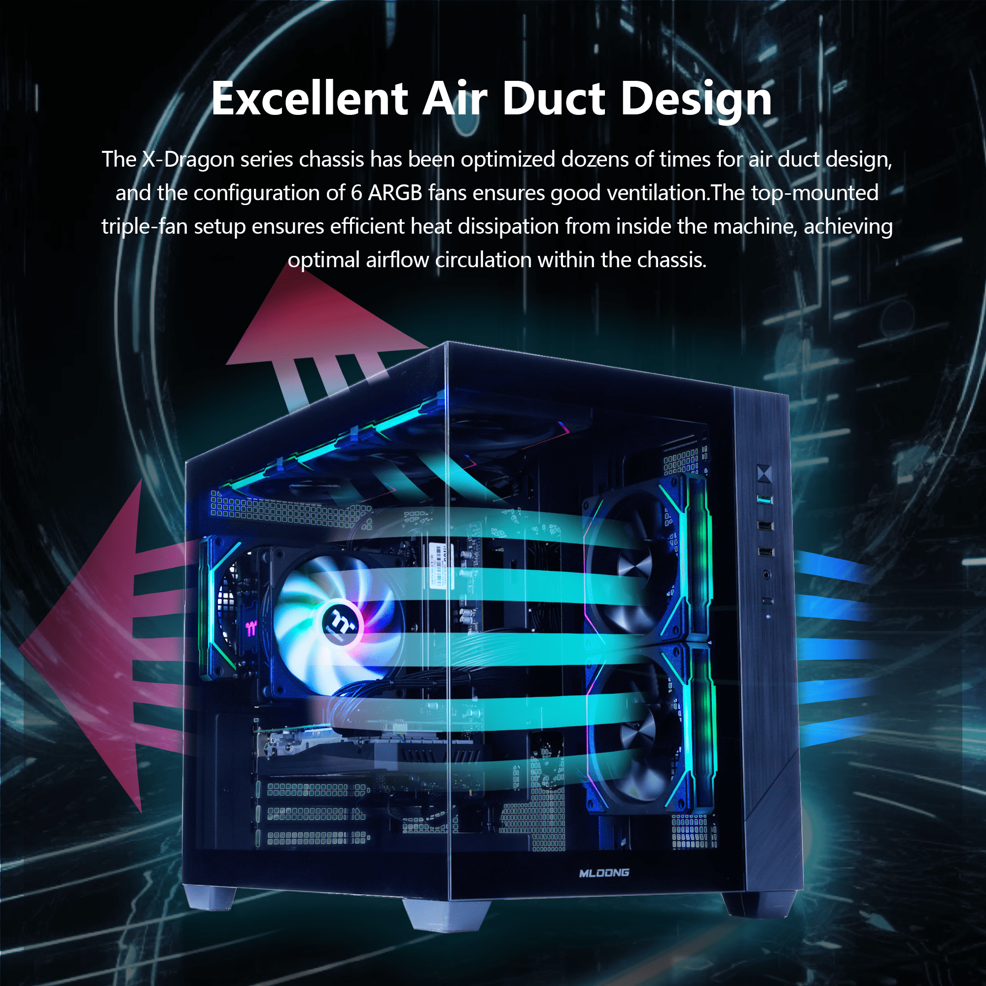 Mloong Gaming Desktop PC (AMD Ryzen 5 5500, Radeon RX 6500 XT 4GB, 16GB RAM, 500GB SSD, Windows 11, Black) 2qjkb