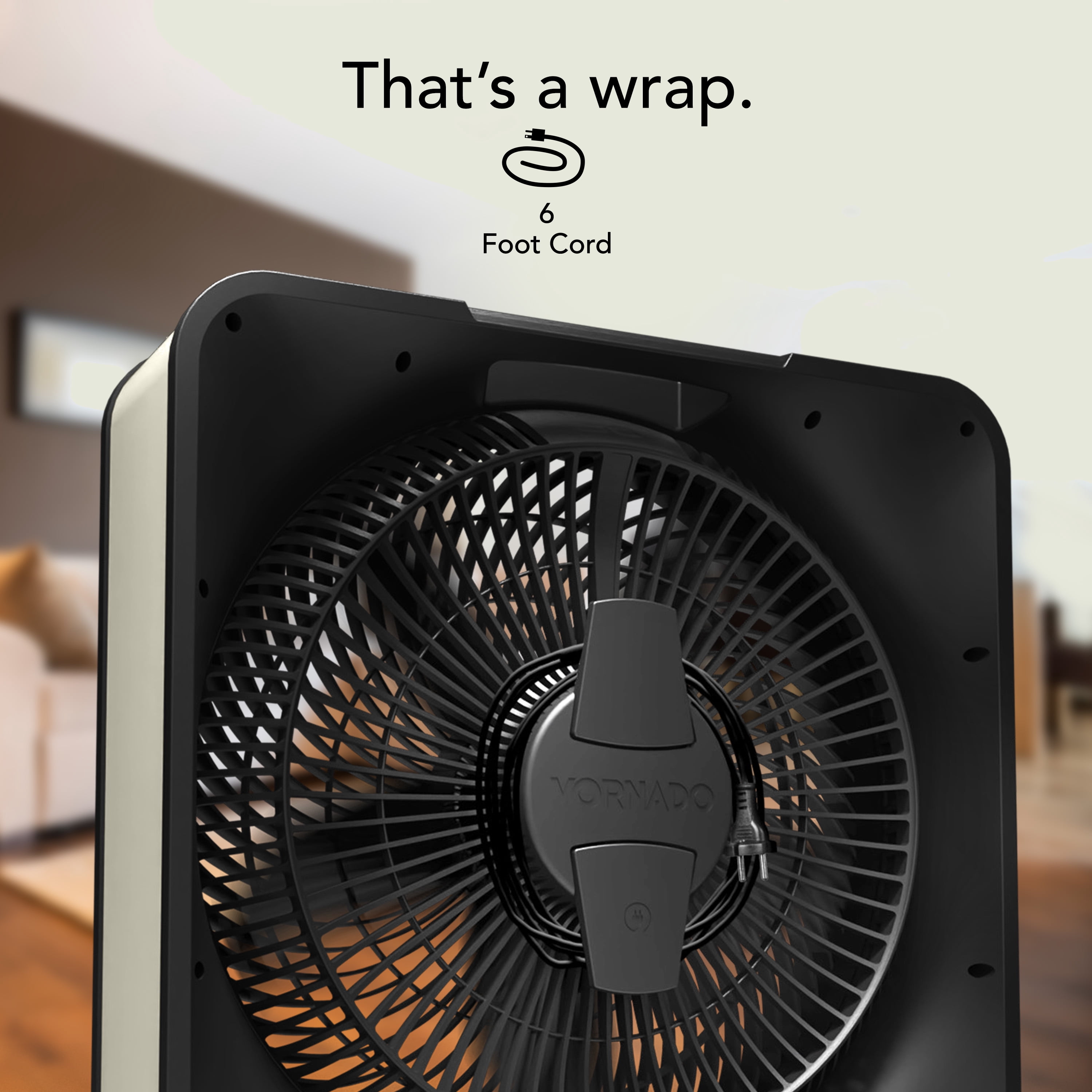Vornado Model 80X High Velocity Electric Household Fan (Cool Gray, 1 Unit) v70ki