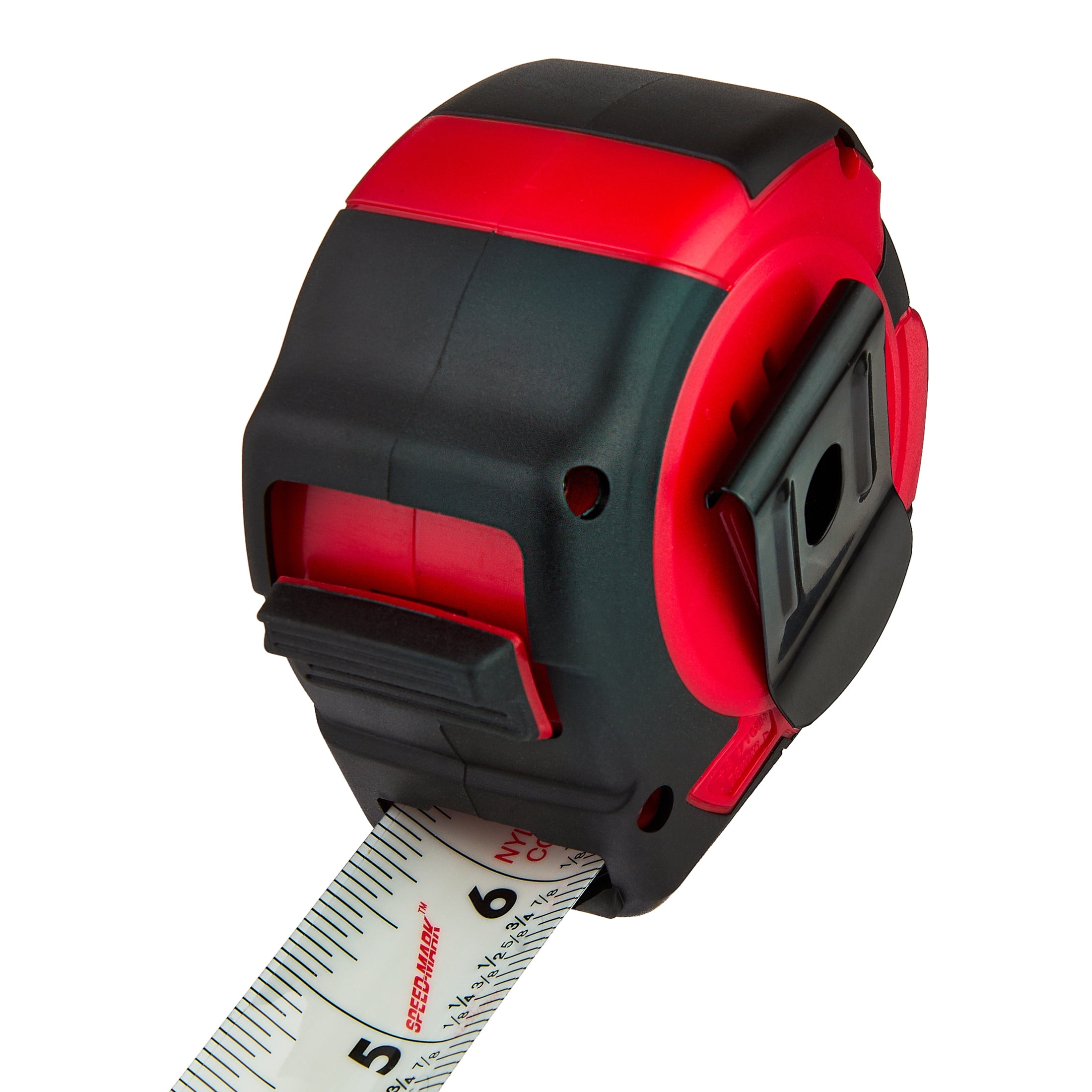 Hyper Tough Magnetic Tape Measure with Nylon-Coated Blade (Red, 25 ft) 9ew0n - Image 17