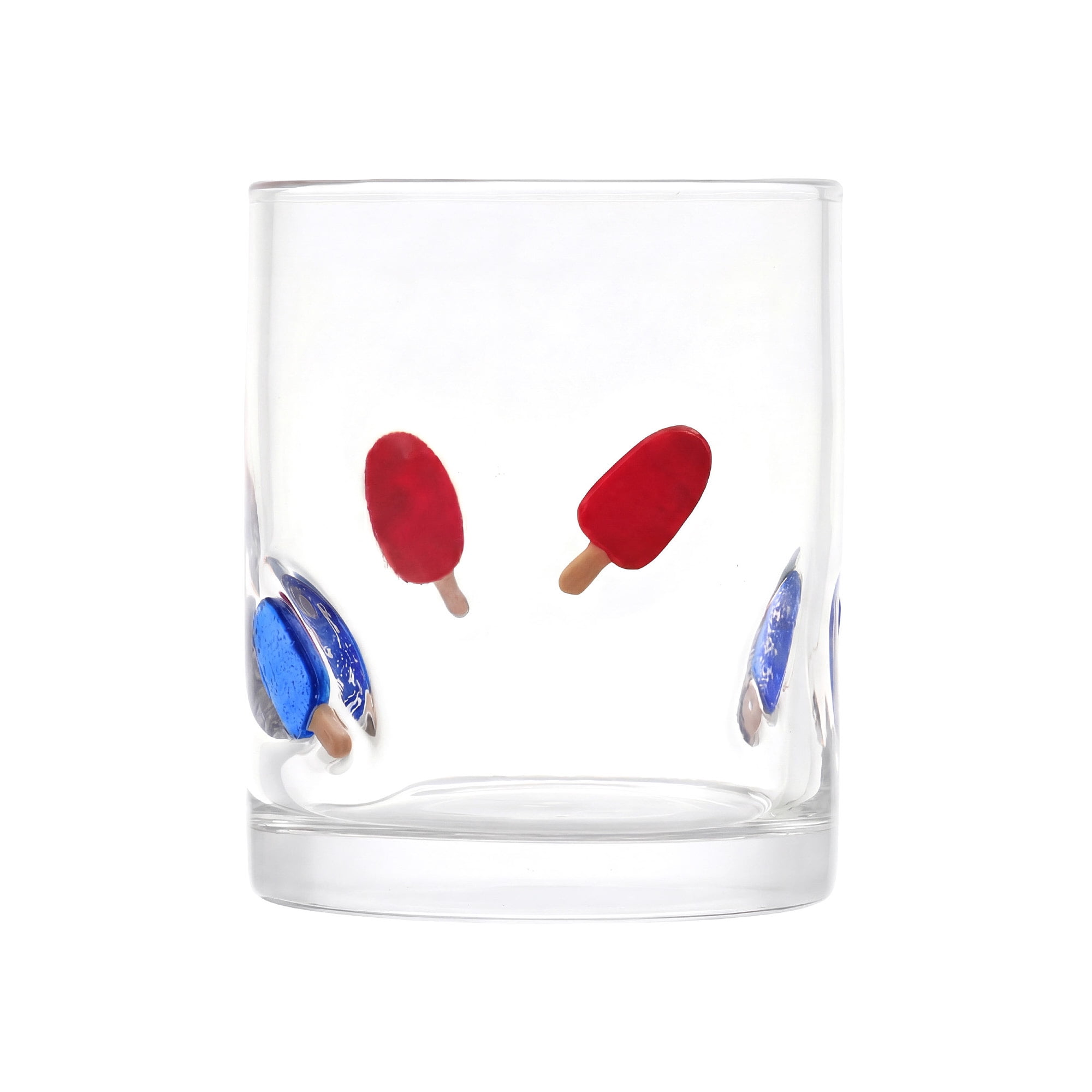 Thyme & Table Popsicles Charm Drinking Glasses (Clear, 12 fl oz, Set of 2) i2tky