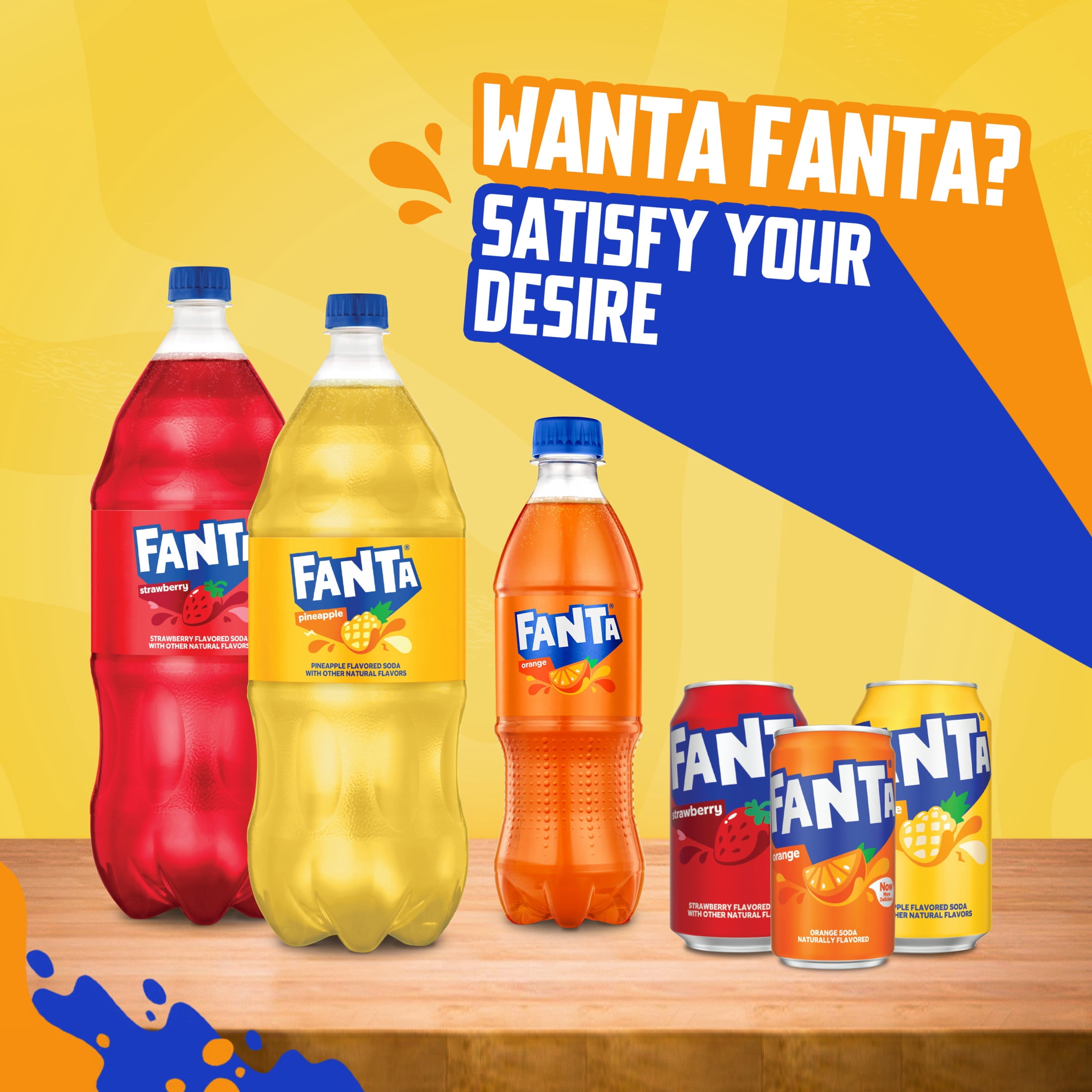 Fanta Pineapple Soda Pop Refreshing Fruit Flavored Soft Drink (Yellow, 12 fl oz, 12 Pack) 2o9fk