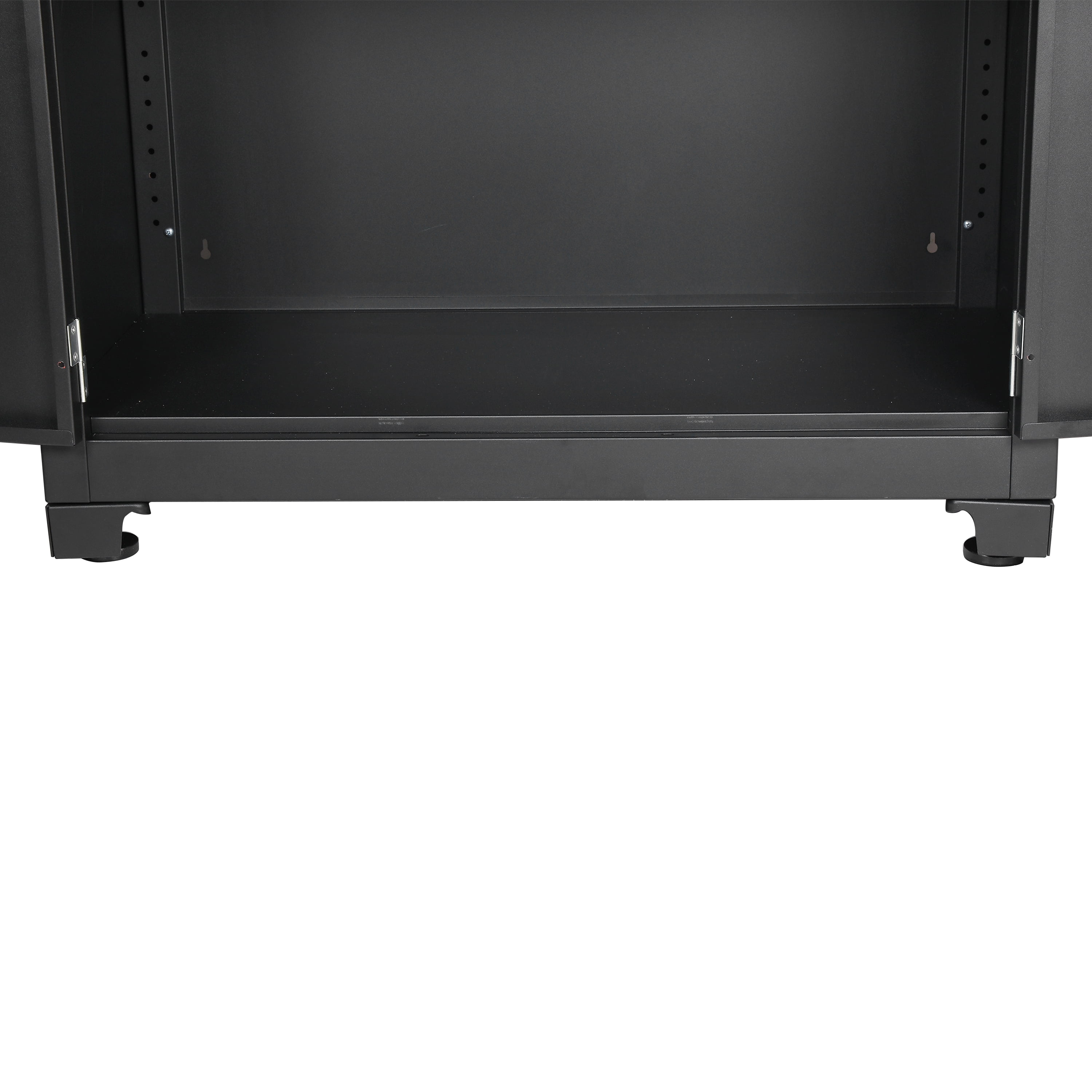 WORKPRO Heavy-Duty Garage Storage Cabinet, Adjustable Shelving Unit with Locking Doors (Black, 48 in. W x 72 in. H x 18 in. D) glwmm