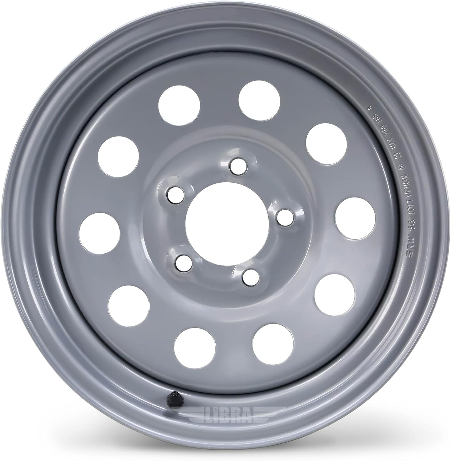 Free Country Trailer Tire and Wheel Assembly (ST175/80R13, 6-Ply, 5 Lug on 4.5 in, White Spoke, Set of 2) vviov