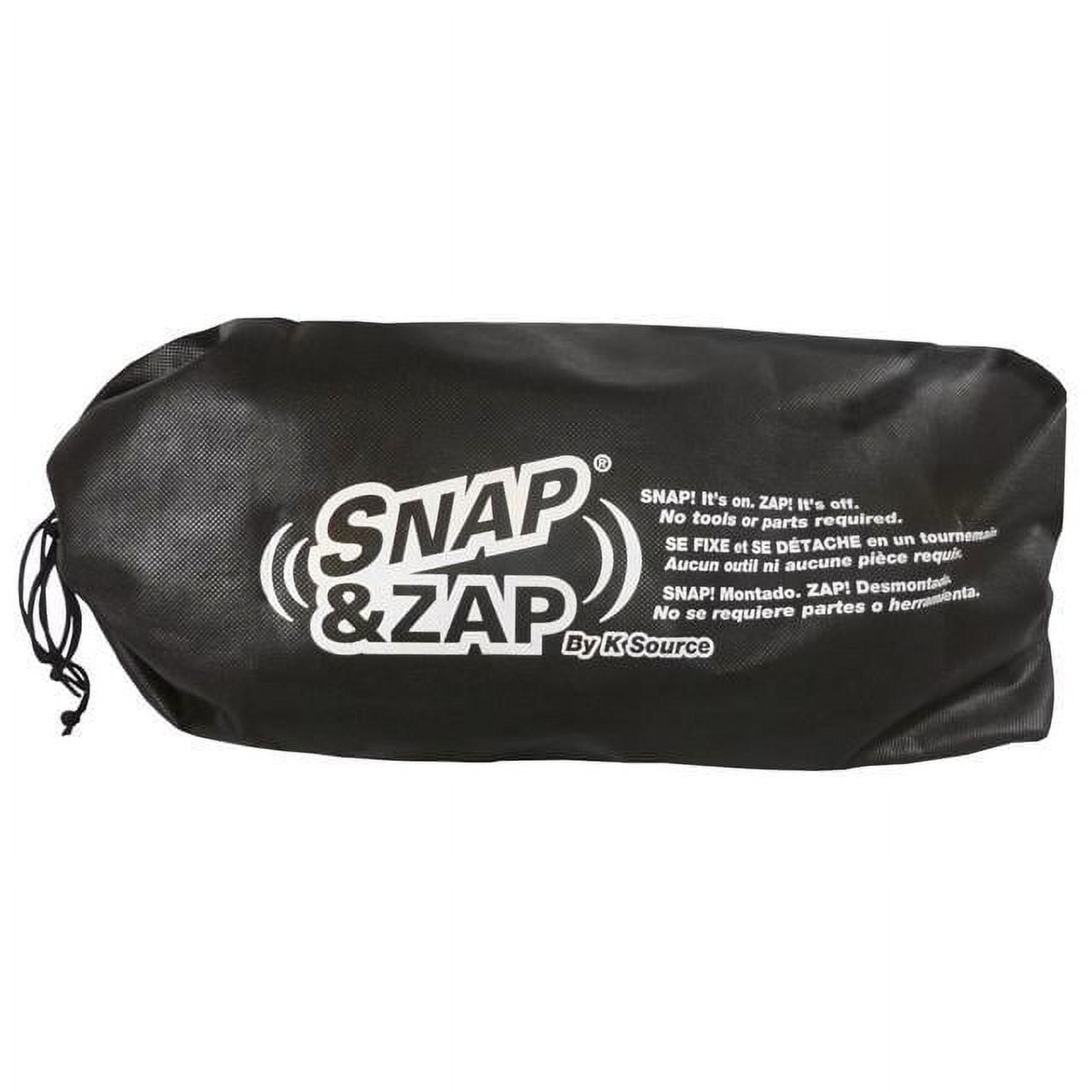 K-Source Snap & Zap Custom Fit Towing Mirror Pair for Jeep Wrangler and Gladiator (Black, 2-Piece Set) okvnr