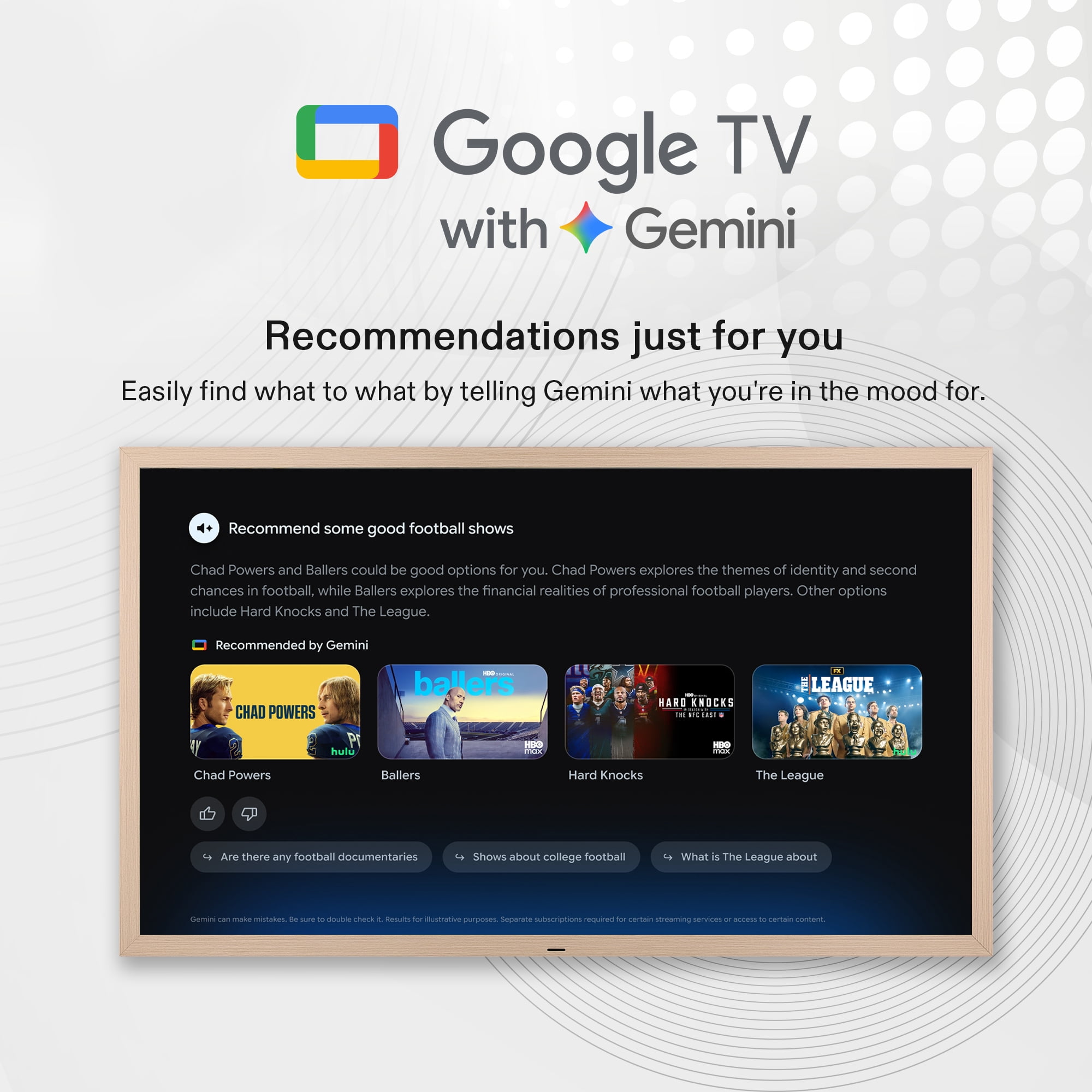 onn 65 in The Fresco Art Gallery 4K UHD Google TV with Gemini (Golden Brown, 65 in) oqgg7