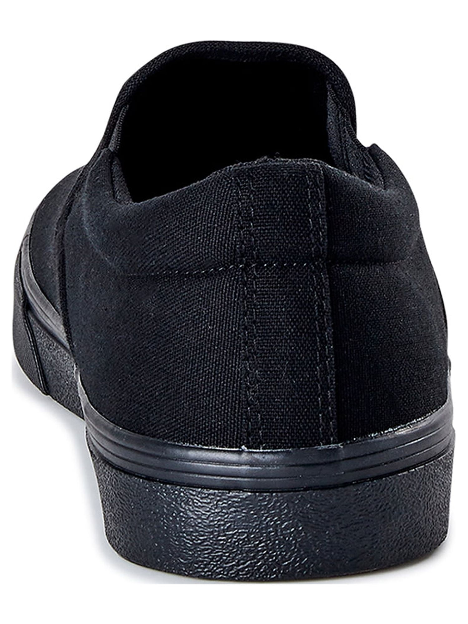 No Boundaries Men's Clinton Slip On Casual Sneakers (Black, 10 US) iv2d3