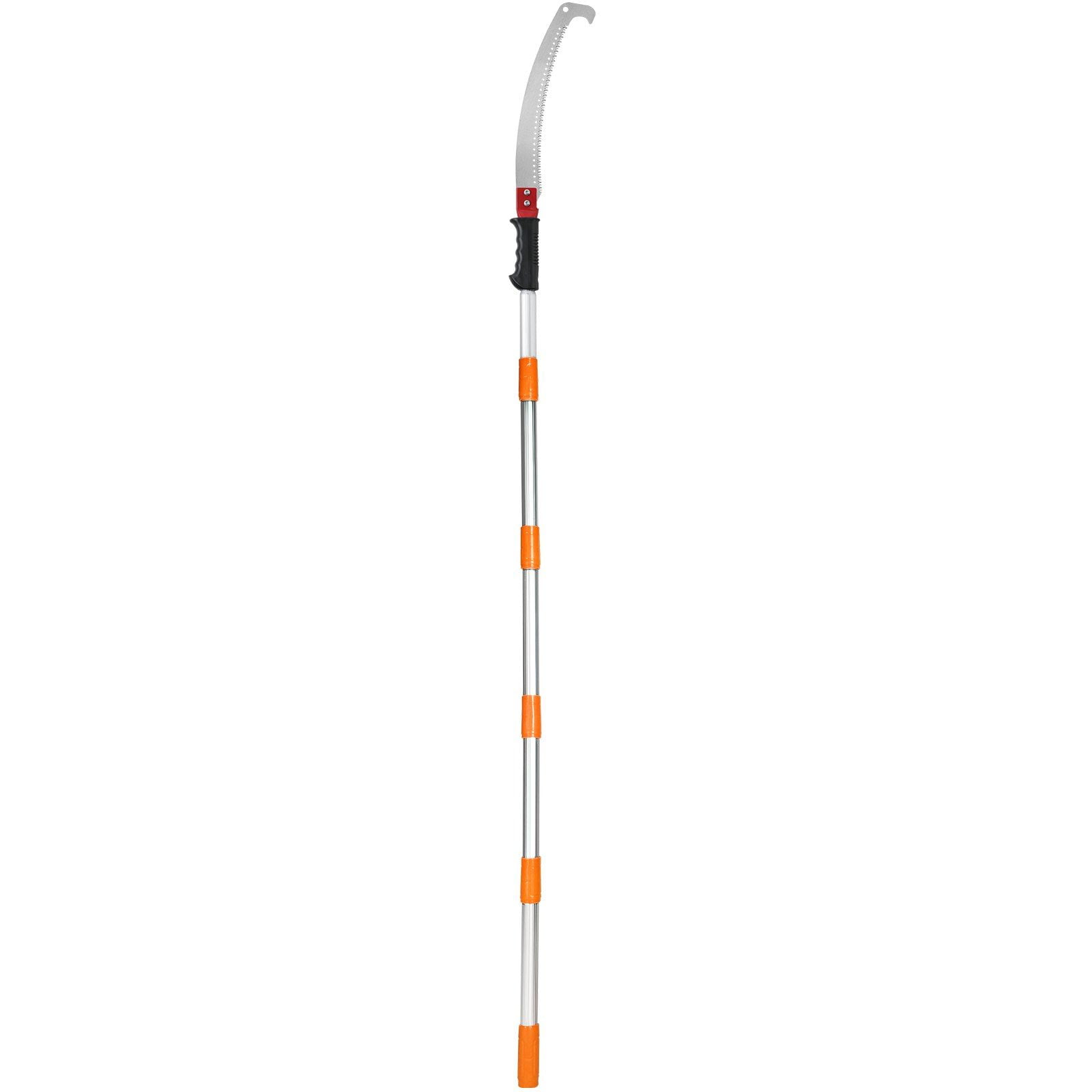 Generic Manual Extendable Tree Pruner, Heavy-Duty Pole Saw for High Limbs, Lightweight Aluminum Alloy Handle (4.6-9.8 ft) e6gkf