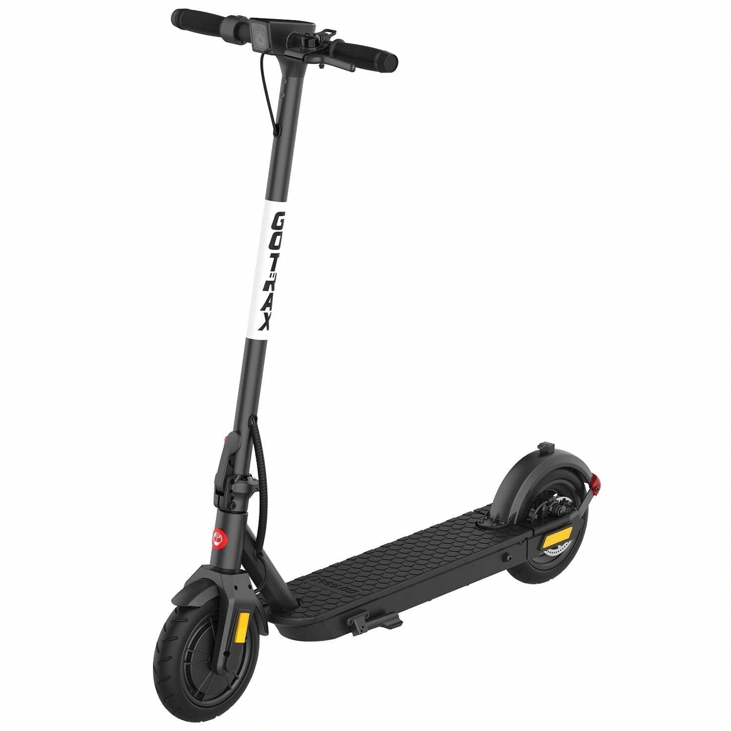 GOTRAX Fusion Electric Scooter, Foldable Commuter Scooter with 300W Motor, 18 MPH Max Speed, 14 Mile Range, 8.5 in Honeycomb Tires (Black) obl30