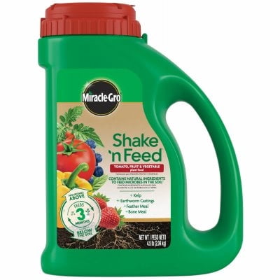 Miracle-Gro Shake 'n Feed Tomato, Fruit & Vegetable Plant Food (4.5 lb) 2co10