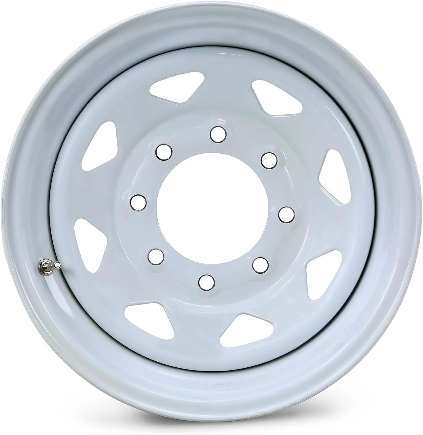 Libra Trailer Parts 16 x 6 Trailer Wheel 8 Lug on 6.5 in Bolt Pattern (White, 16 in) jyg9g