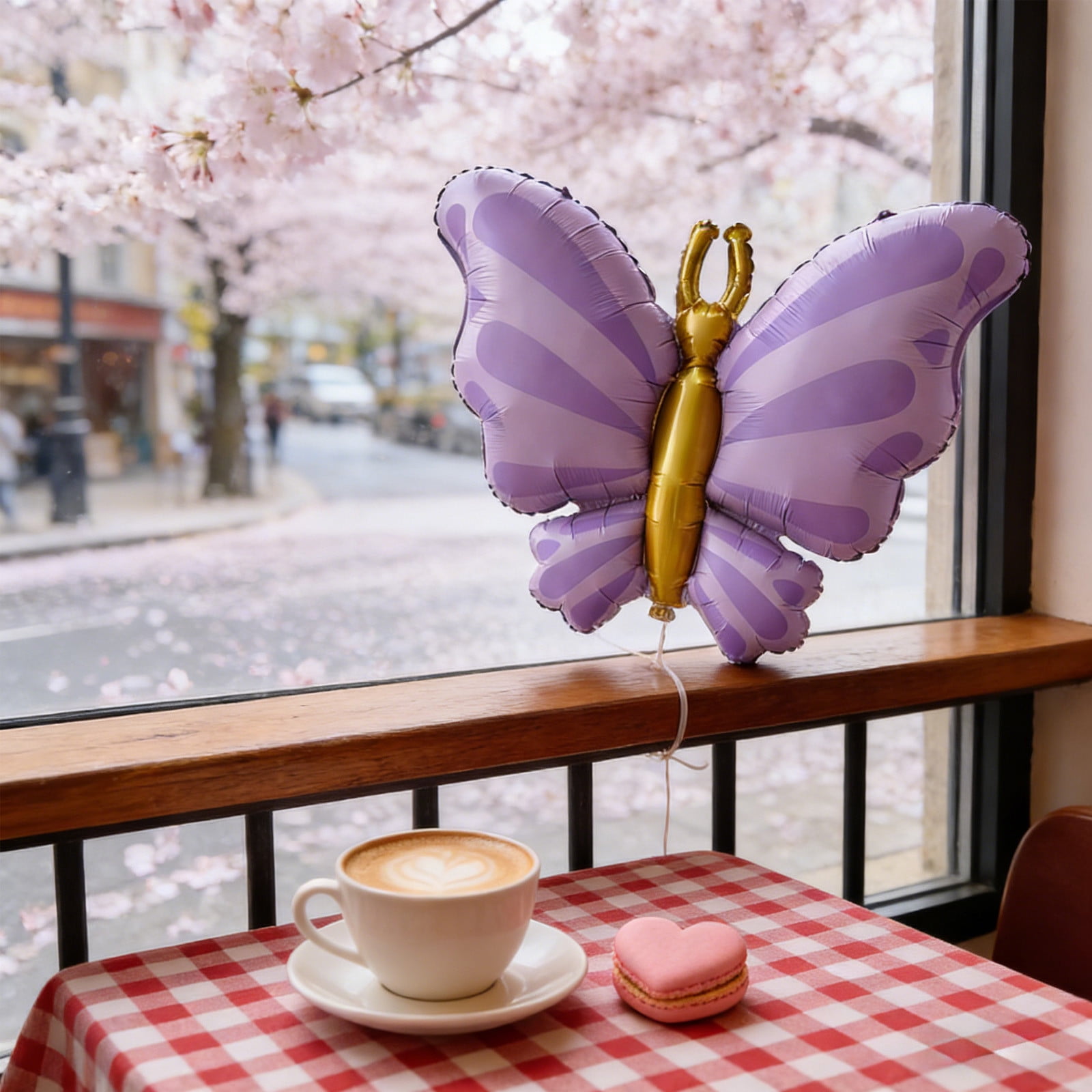 MSGWEEEG Butterfly Balloon Decoration Set for Birthday Party and Wedding Centerpiece (1 Pack) 5l6ep
