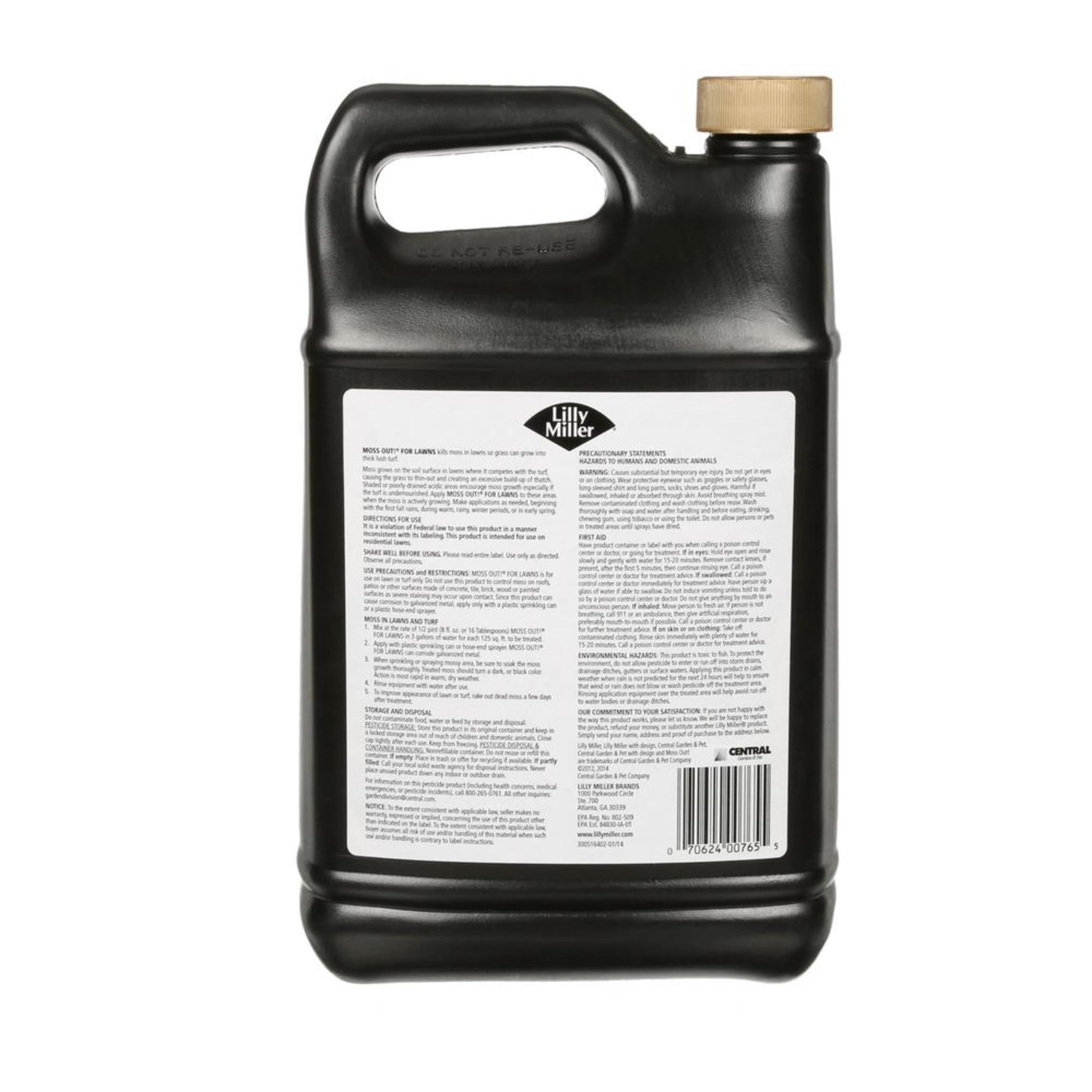 Lilly Miller Moss Out! Lawn Moss Killer Herbicide Concentrate (128 fl oz) nnw33