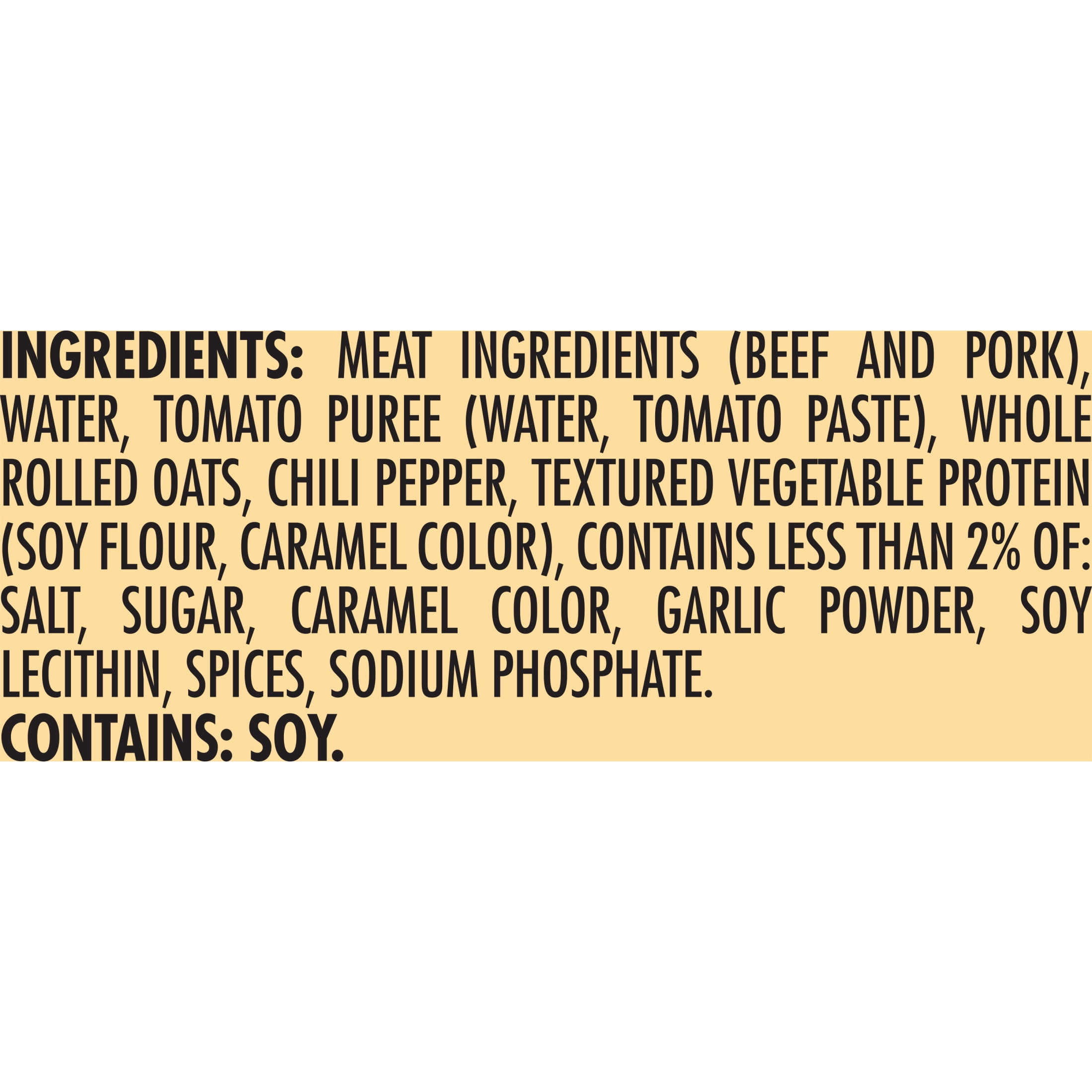 WOLF BRAND Chili No Beans, Hearty Beef and Pork Chili (106 oz) lrytb