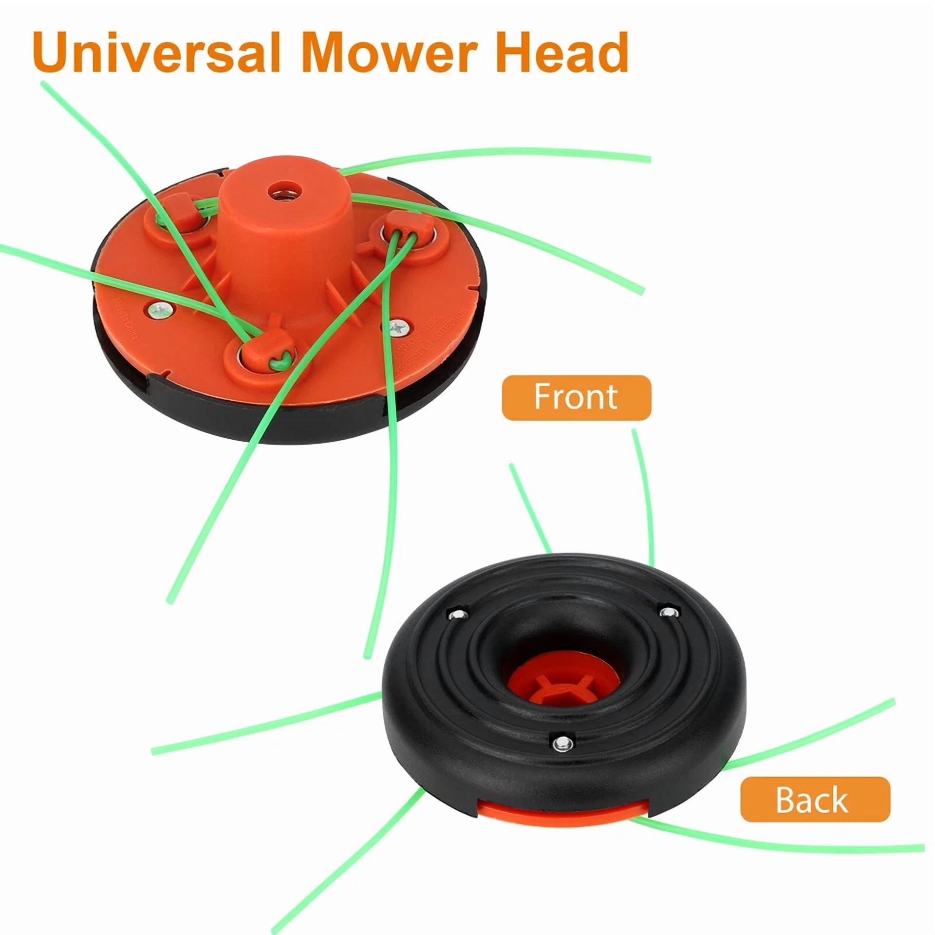 Purely Elizabeth Universal Trimmer Head Replacement for Gas and Electric Lawn Weed Eaters (1 Pack) tctar