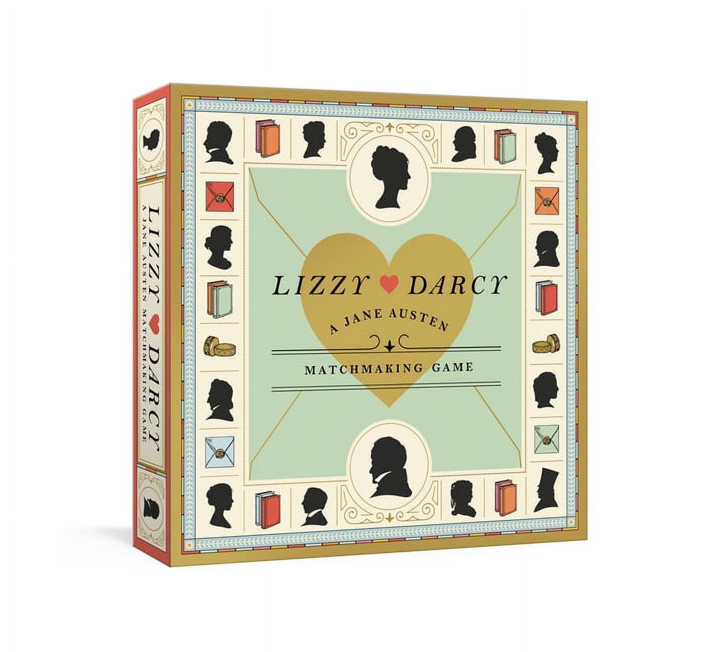 Thomas W Cushing Lizzy Loves Darcy Jane Austen Matchmaking Card Game (1 Pack) 0xg80