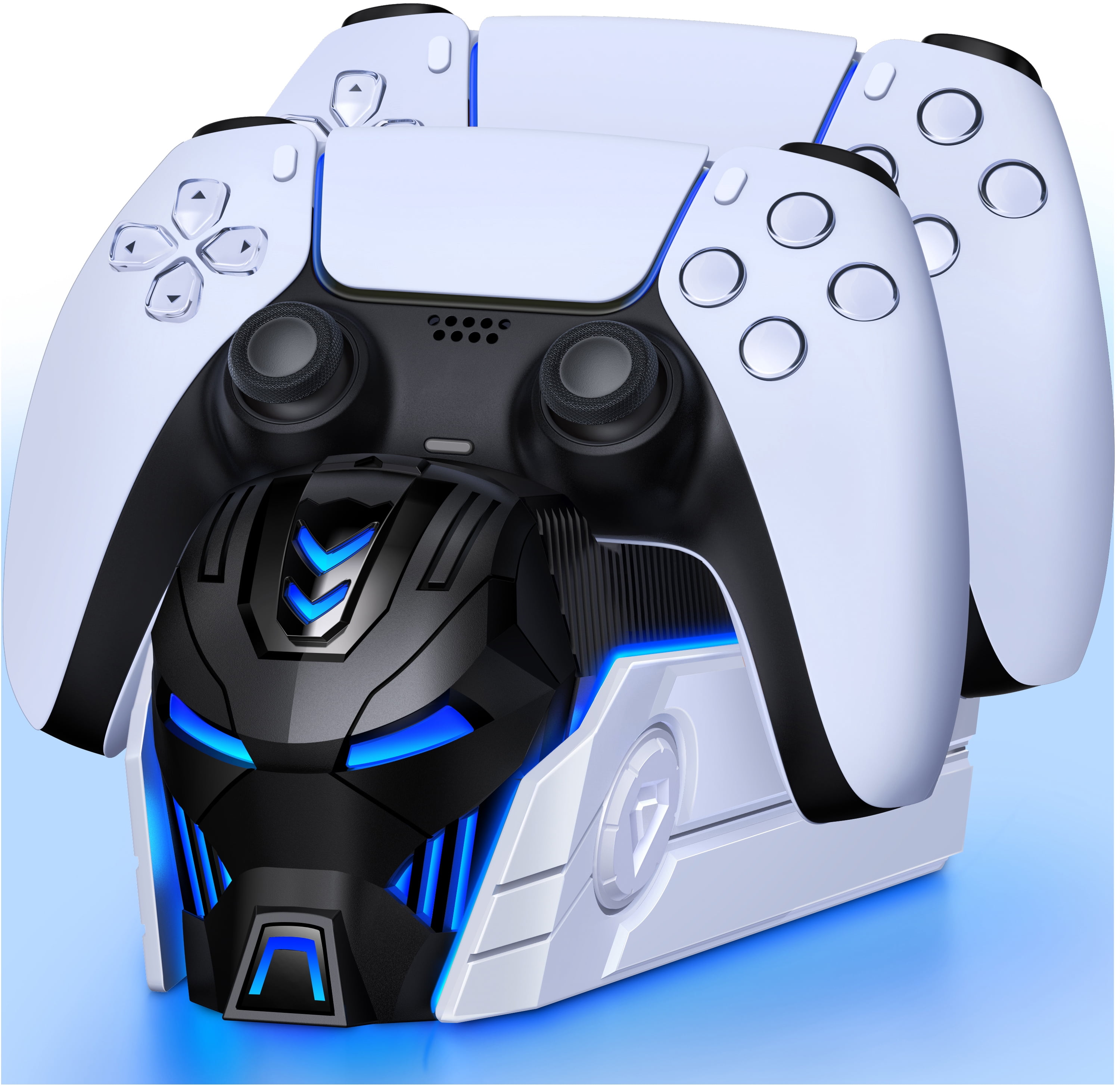 Beboncool PS5 DualSense Controller Charging Station, Fast Dual Dock with LED Indicator (Black, 1 Pack) c925z