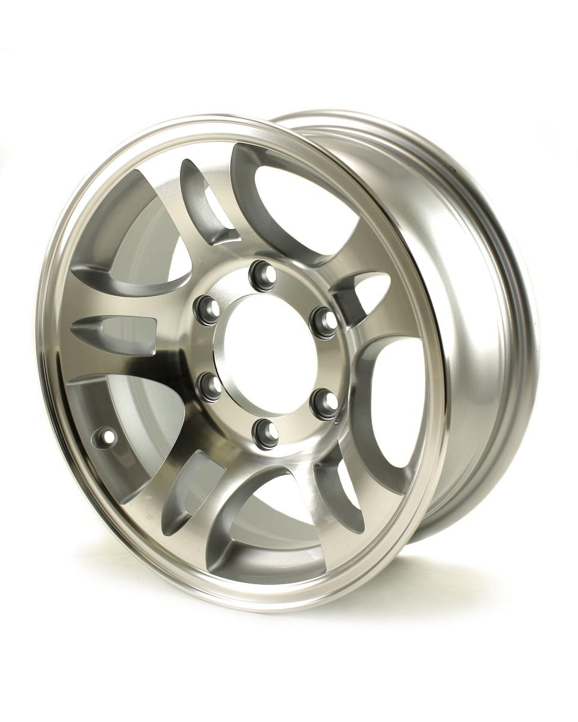 Sendel T03 Aluminum Trailer Wheel (15x6 in, 6-Lug on 5.5 in Bolt Pattern) bjvve