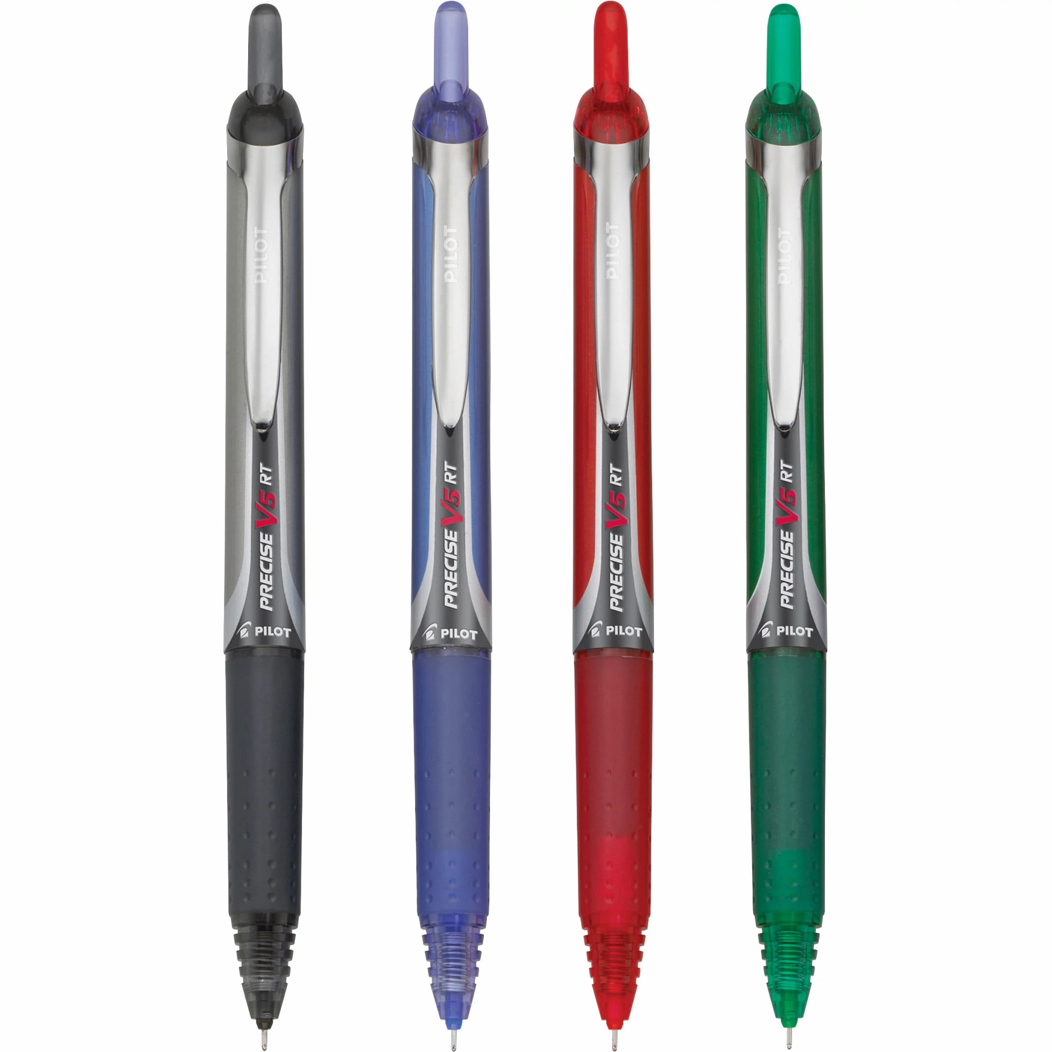 Pilot Precise V5 RT Retractable Rolling Ball Pens (Red, 4 Count) zcilb