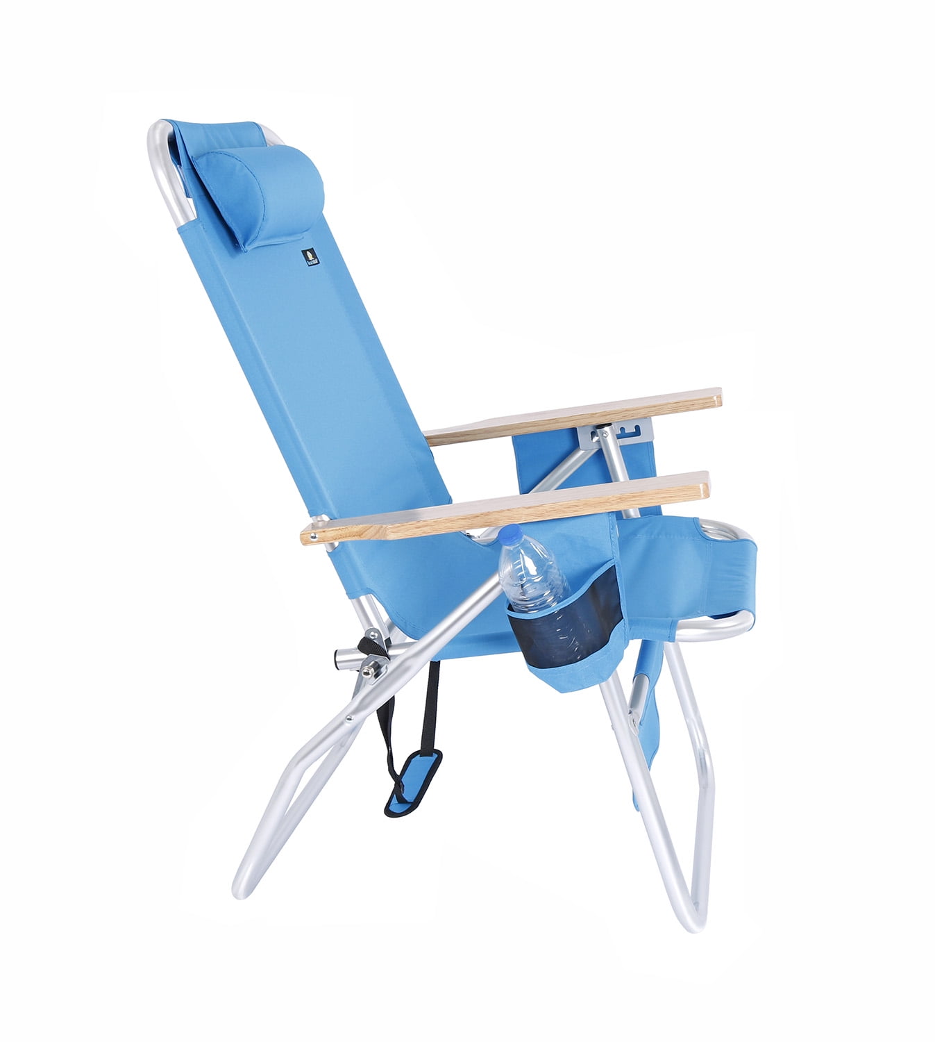 Beachmall Deluxe Heavy Duty Beach Chair for Adults, Tall Wide Design with 17 in Seat Height (300 lb Capacity) yrvcg
