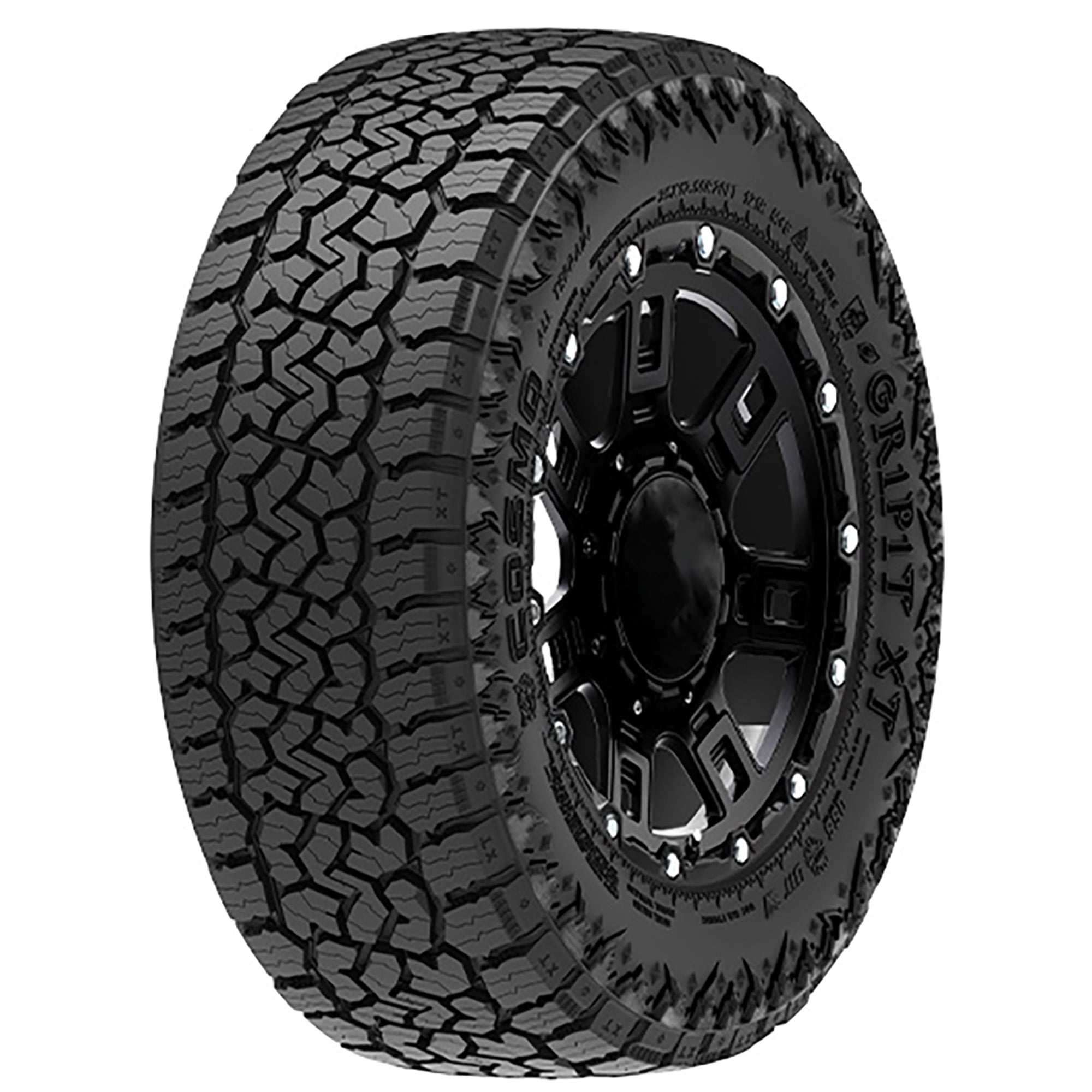 Cosmo Gripit XT All Terrain Light Truck Tire (Black Sidewall, LT265/70R17) ubpvy