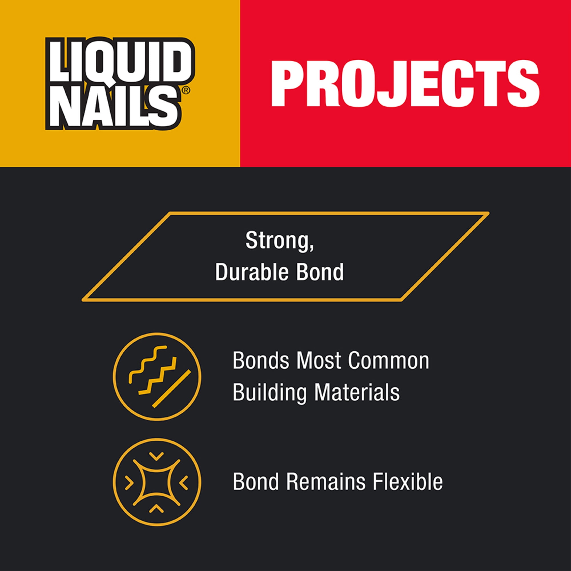 Liquid Nails Interior Projects Latex Construction Adhesive (White, 10 oz) ulq09