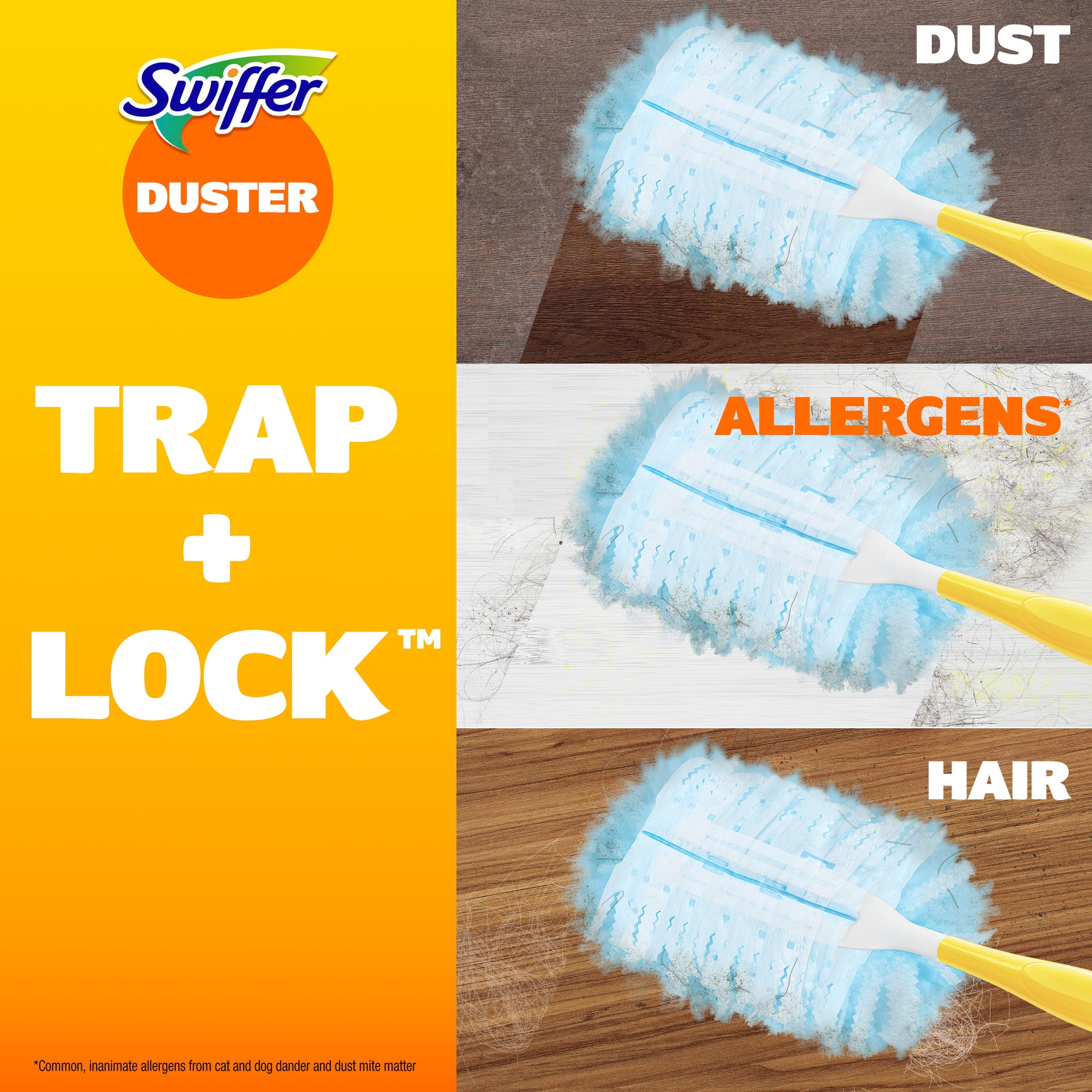 Swiffer Duster Refills, Unscented, Dust Trapping Cleaning Cloths (18 Count) b9o9l