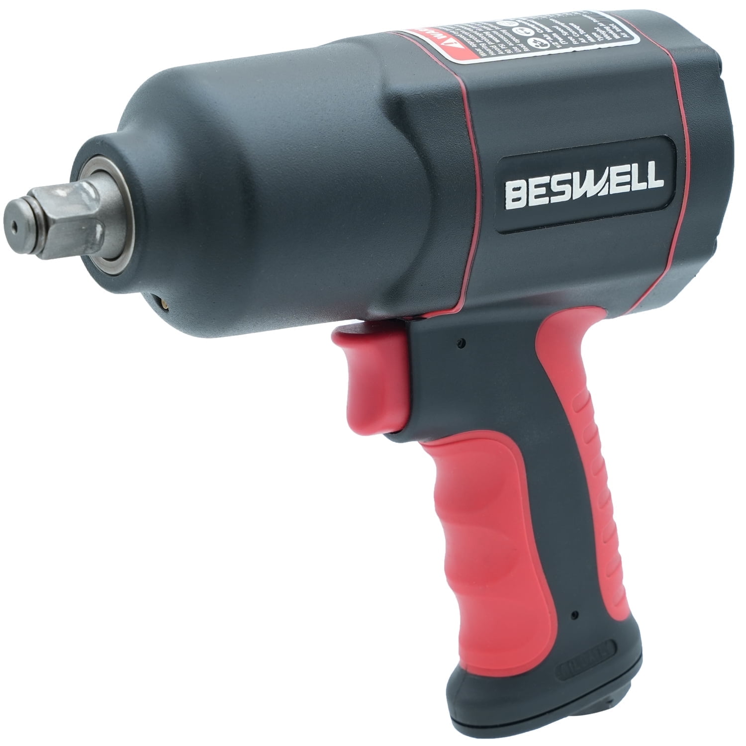 BESWELL 1/2 in High Torque Air Impact Wrench, Heavy-Duty Pneumatic Tool for Automotive Repair (1180 ft-lb Torque) n5a84