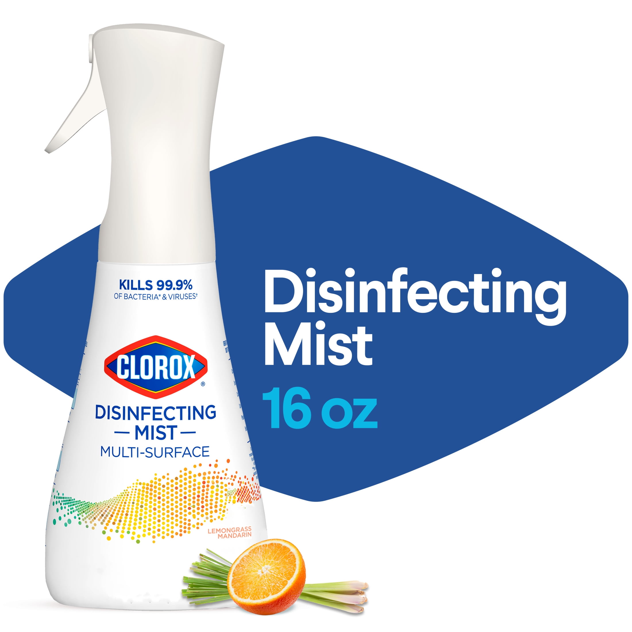 Clorox Disinfectant Mist Multi-Surface Spray (Lemongrass Mandarin, 16 fl oz) m1nvv