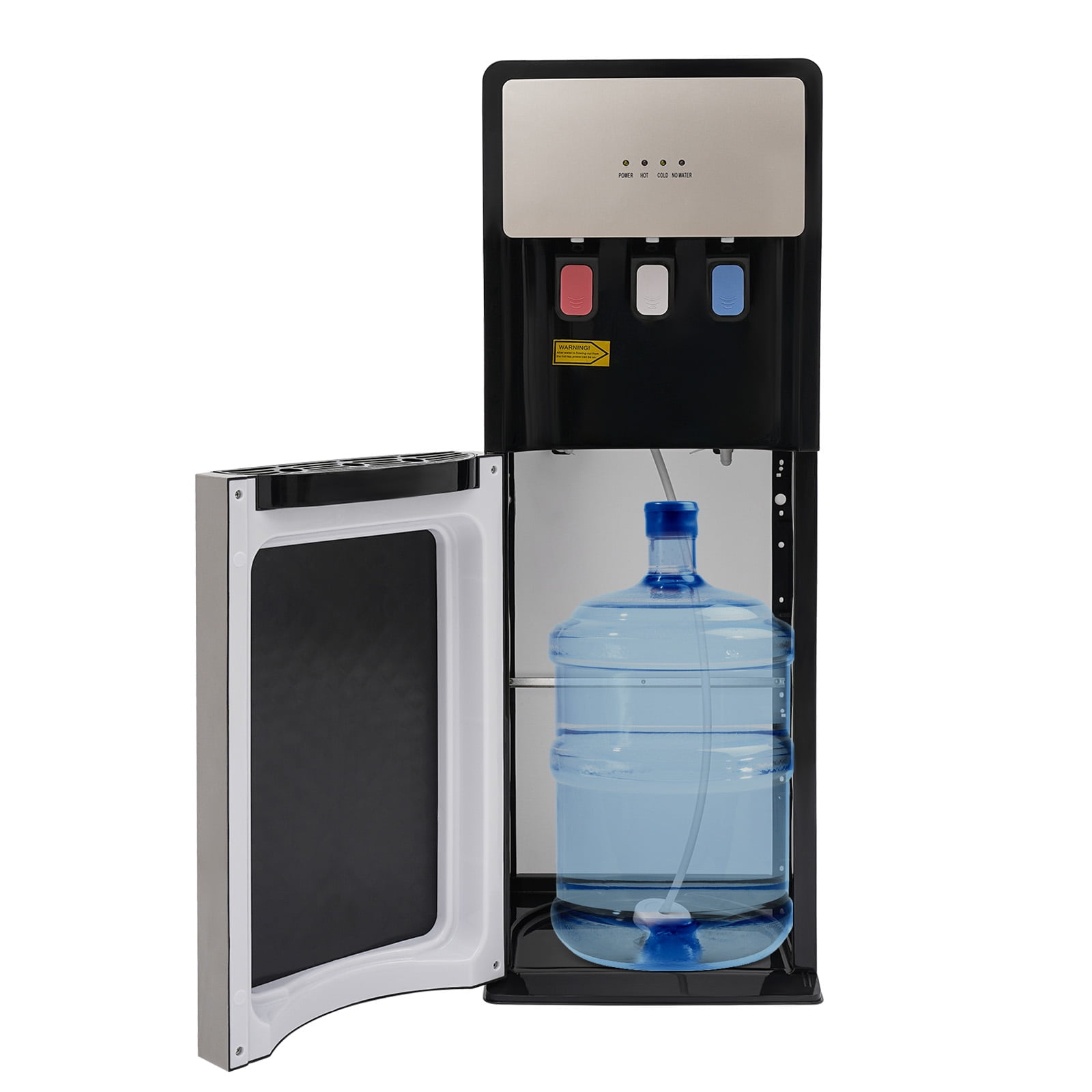 Generic Standing Water Dispenser, Bottom Loading Hot and Cold Water Cooler with 3 Temperature Settings (Silver, 1 Unit) 1gxdu - Image 5