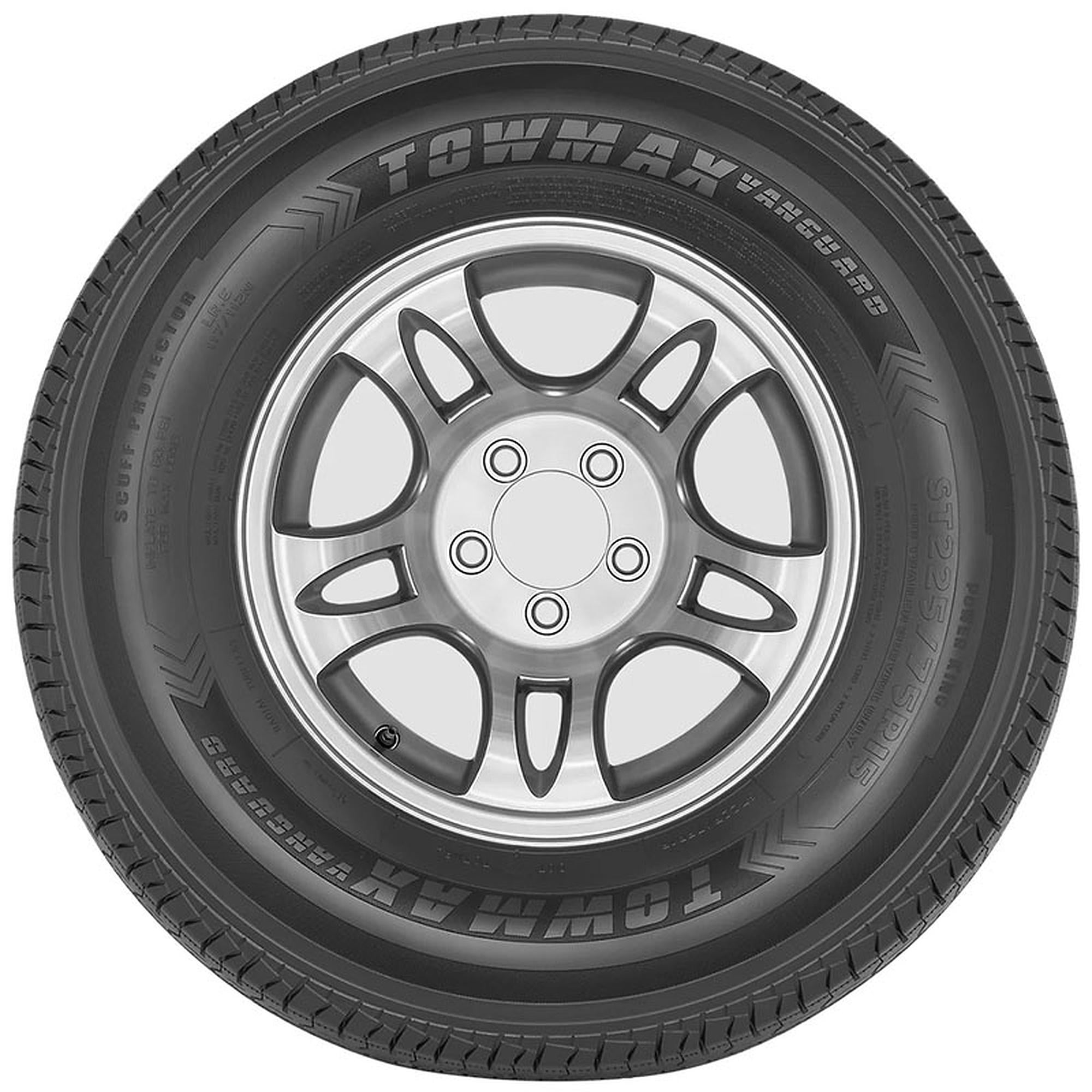 Power King Towmax Vanguard ST235/85R16 Trailer Tire (Load Range F, 1 Tire) zcv20