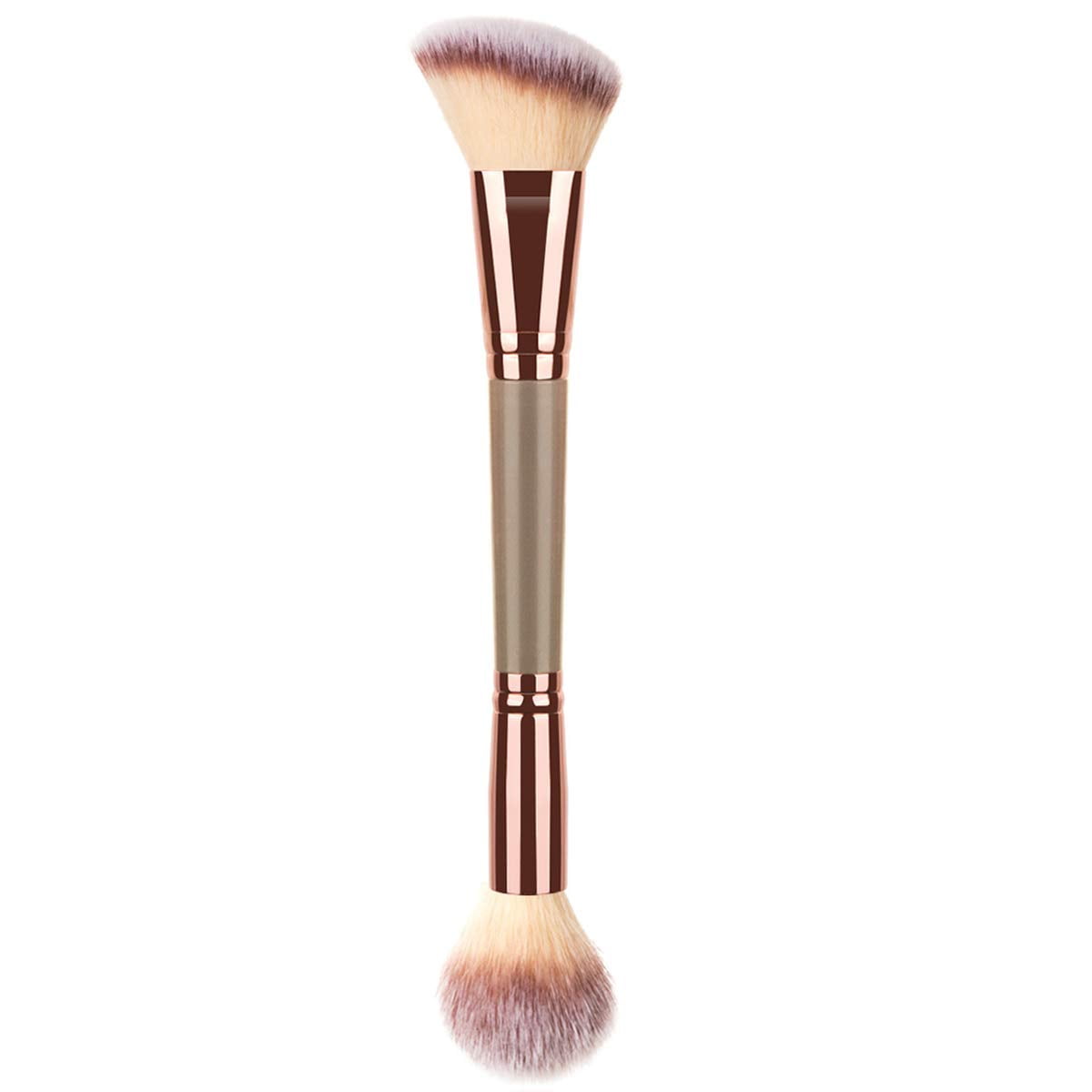 Levamdar Dual-Ended Contour Highlight Makeup Brush for Foundation and Concealer Blending (1 Piece) io134