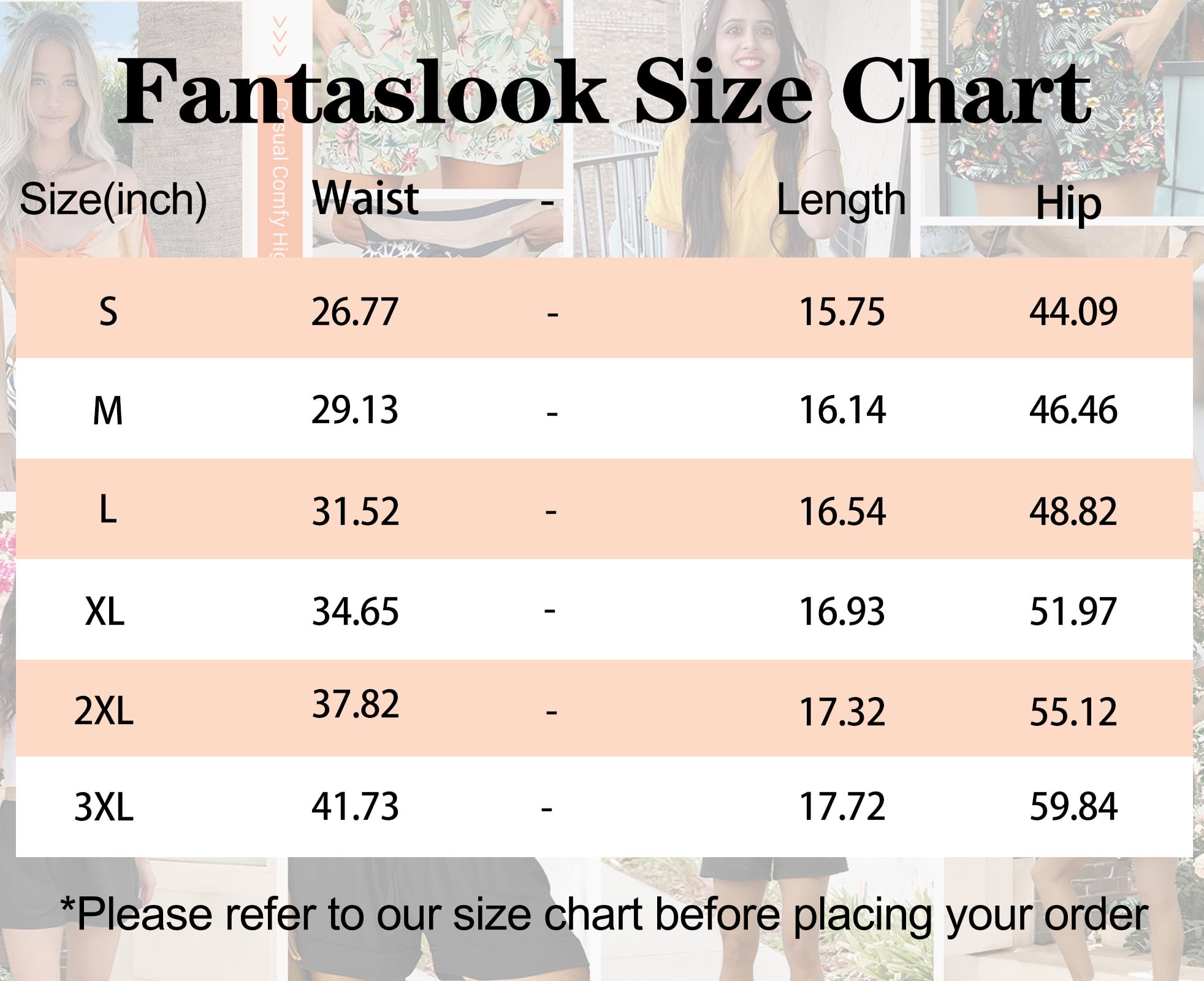 Fantaslook Womens Casual Shorts Elastic Waist Drawstring Beach Shorts with Pockets (Green, L) tf4d2