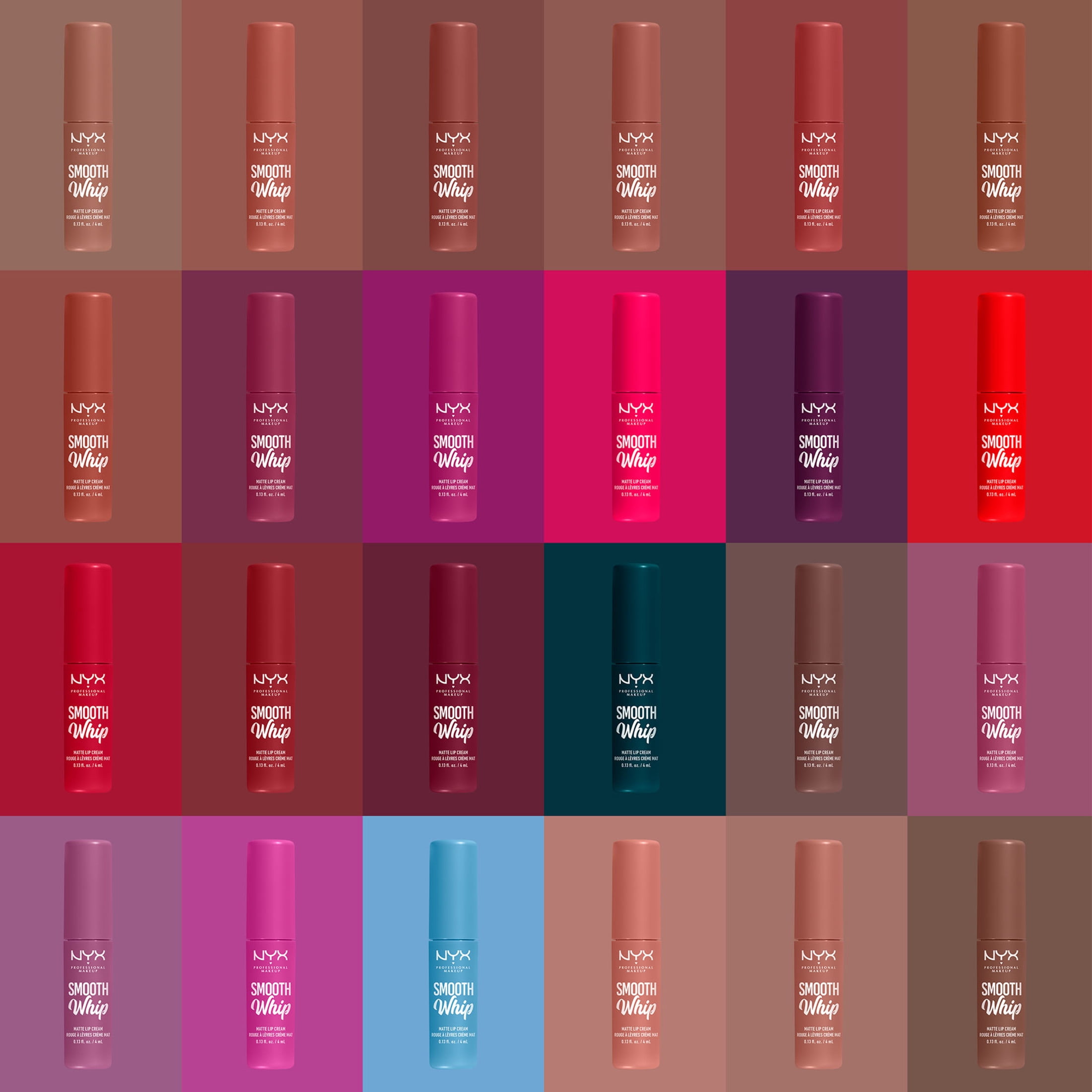 NYX Professional Makeup Smooth Whip Matte Lip Cream, Full-Coverage Long-Lasting Formula (Beige, 0.13 fl oz) wqyi9