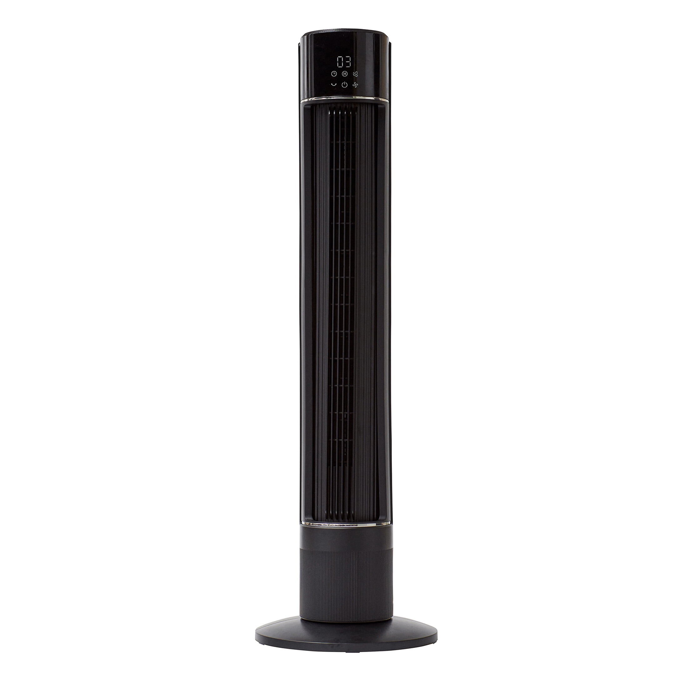 Better Homes & Gardens 40-in Tower Fan with LED Display, Remote Control, and 3-Speed Settings (Black, 40 in) oyq2o