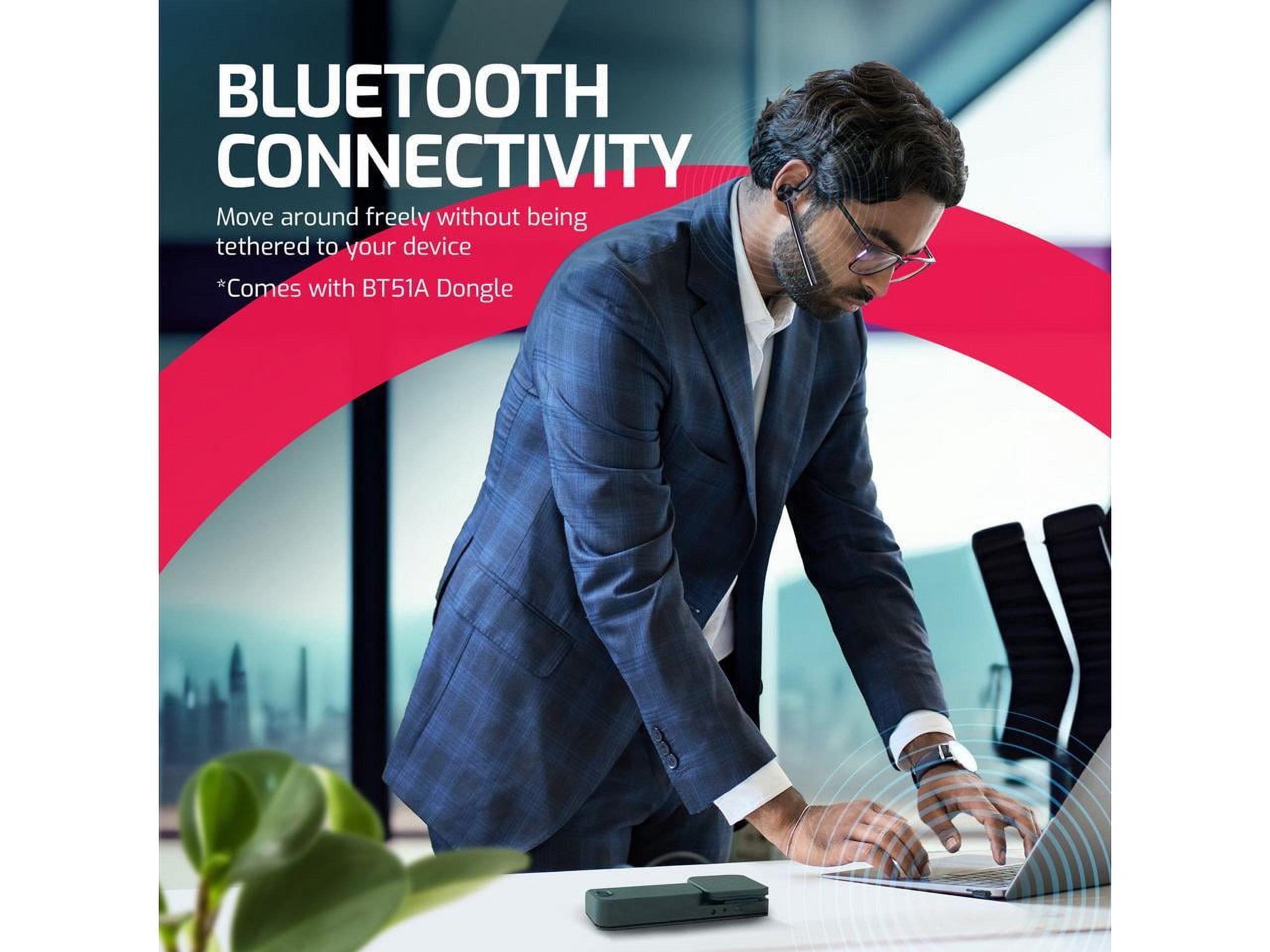 Yealink BH71 Workstation Teams Wireless Bluetooth Mono Headset (Black, 1 Unit) 46o7j