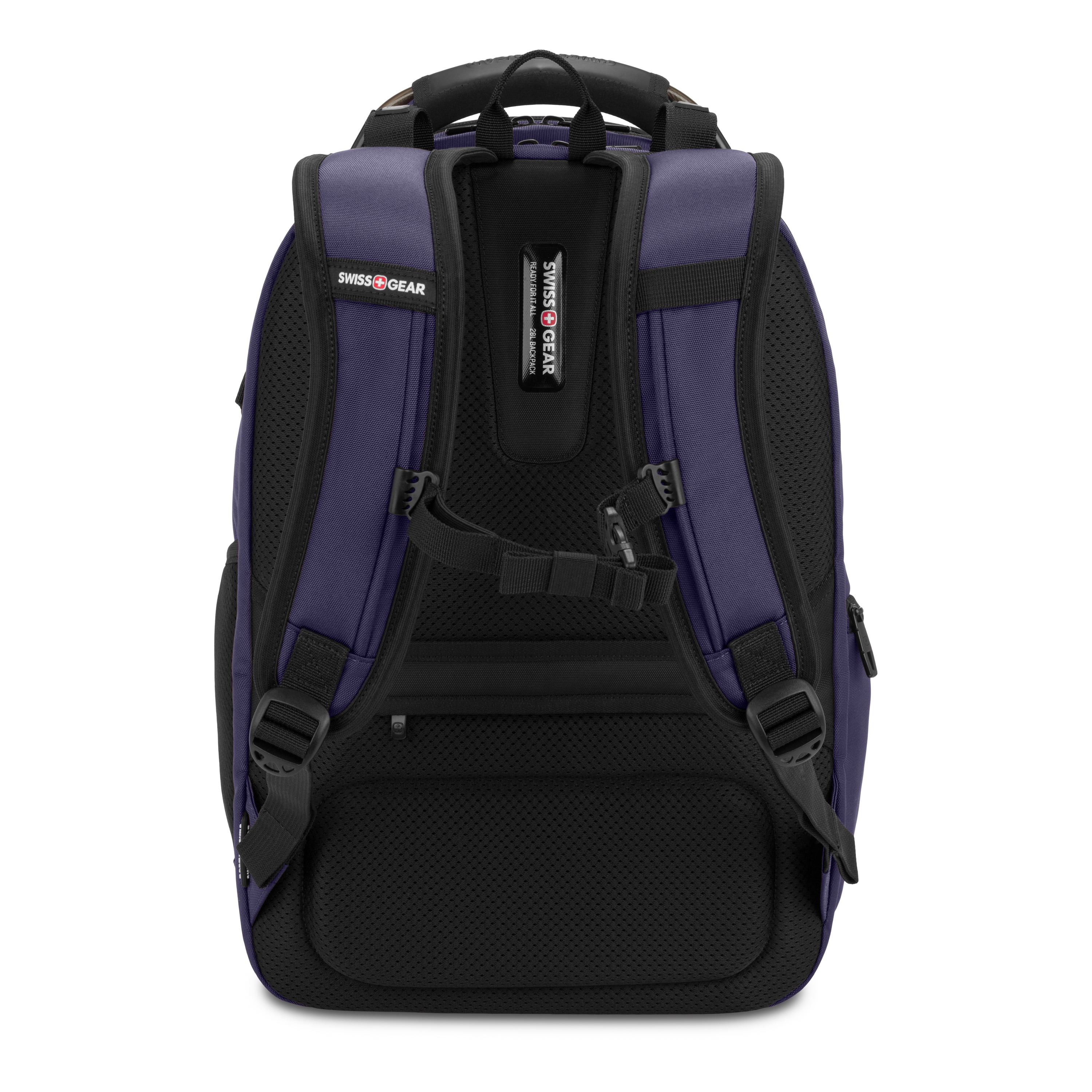 SWISSGEAR Stride ScanSmart Laptop Backpack, Ergonomic Travel Bag for 17 in Laptops (Peacoat Blue, 18 x 13.25 x 7.5 in) h9zll