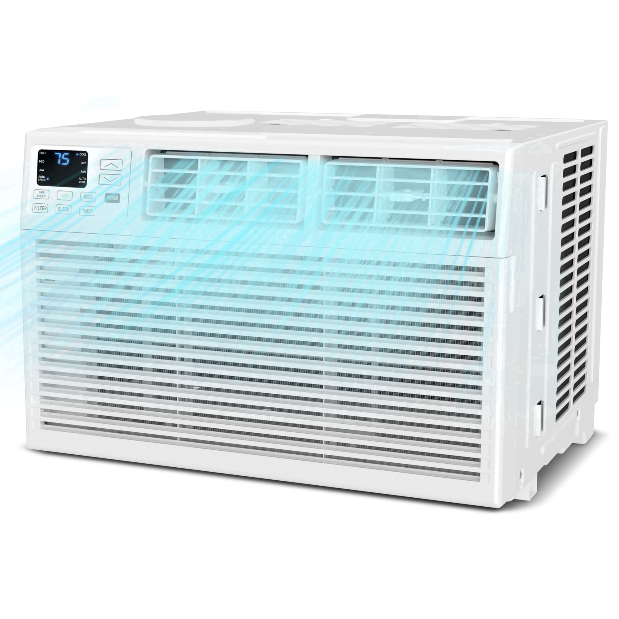 KissAir 10,000 BTU Window Air Conditioner with Remote Control (450 Sq. Ft Coverage) 9q6wf