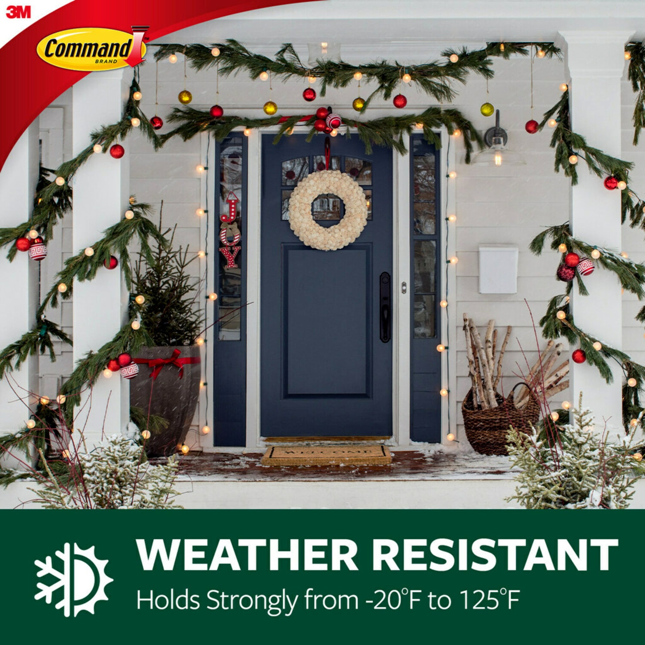 Command Outdoor Clear Window Hooks (Medium, 2 Hooks, 4 Strips) qim17
