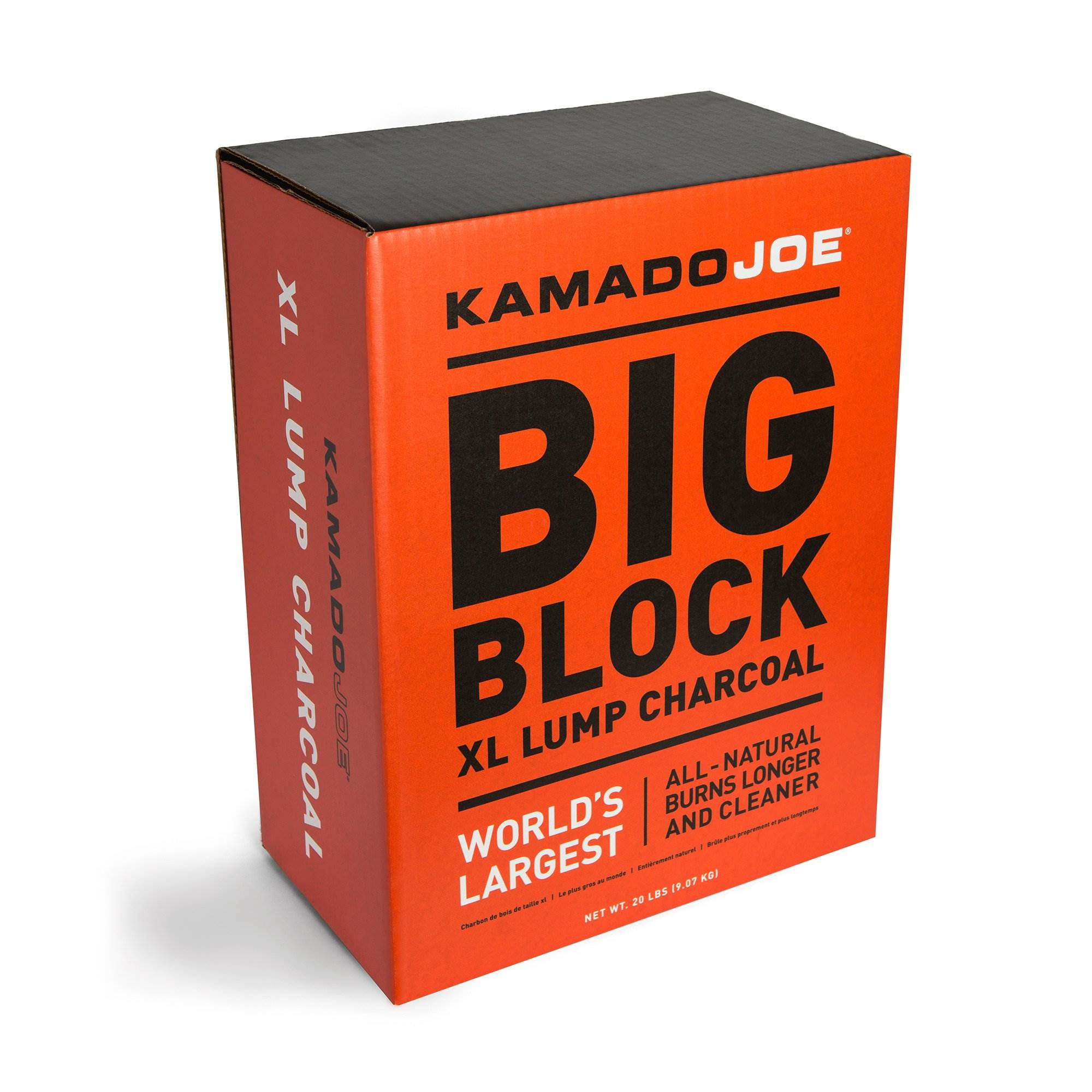 Kamado Joe Big Block All Natural Argentinian Hardwood Lump Charcoal (40 lb, 2 Pack) 3mclx
