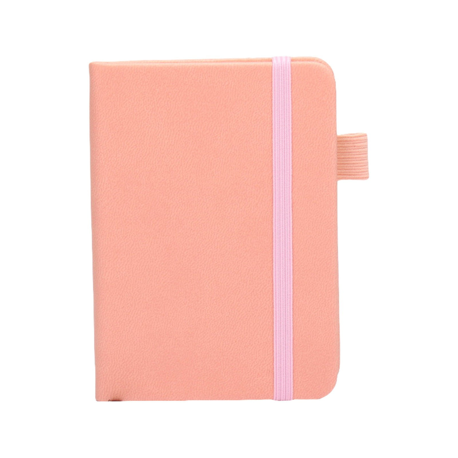 Rofhy Pocket Notebook Journal Set with Pen Holder, Hardcover Lined Memo Notepad for School and Office (Pink, 4.33 x 3.15 x 0.79 in) ky2c5