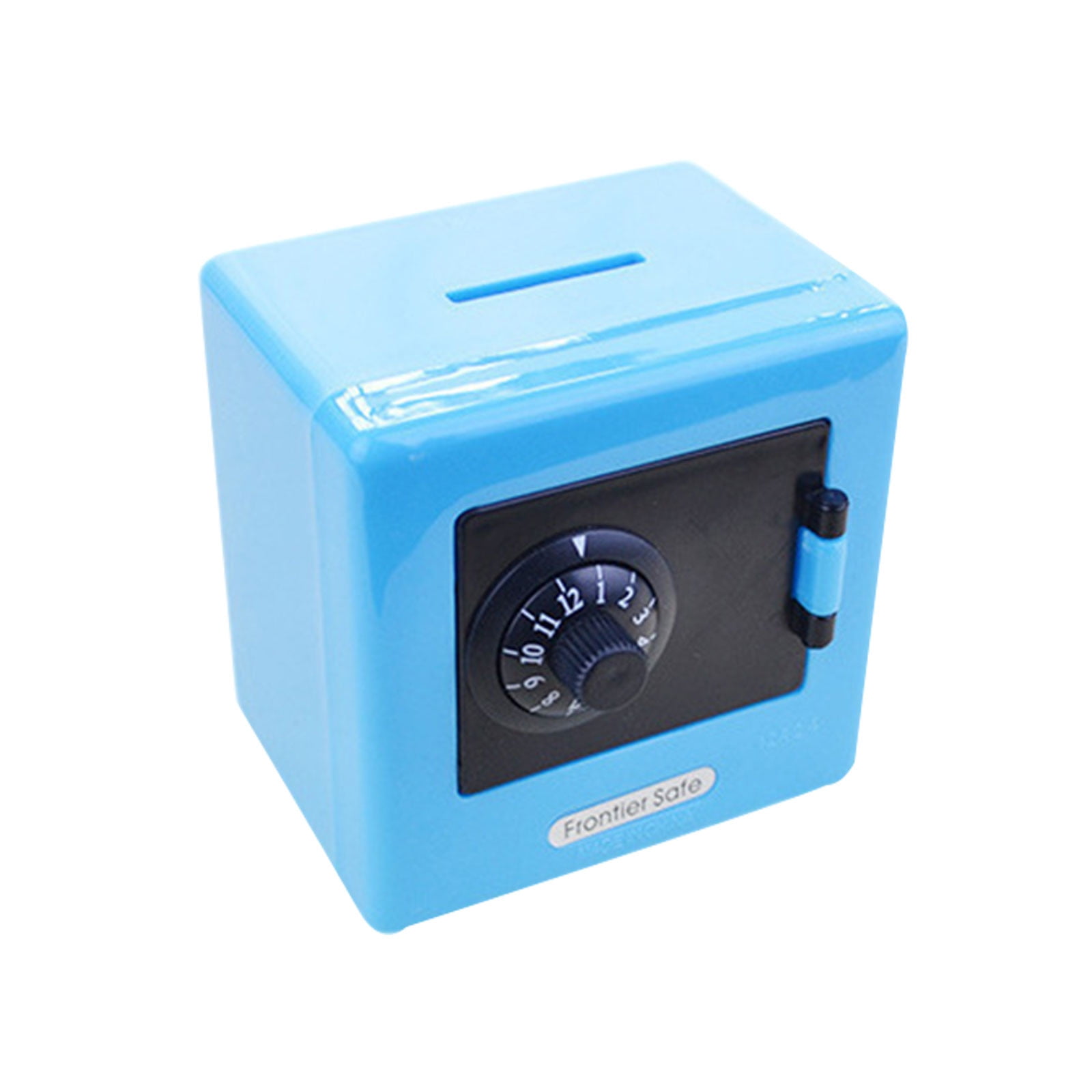 Elainilye Mini Safe Lock Box for Kids Personal Savings and Storage (Blue, 6 in x 5 in x 4 in) i4tnk