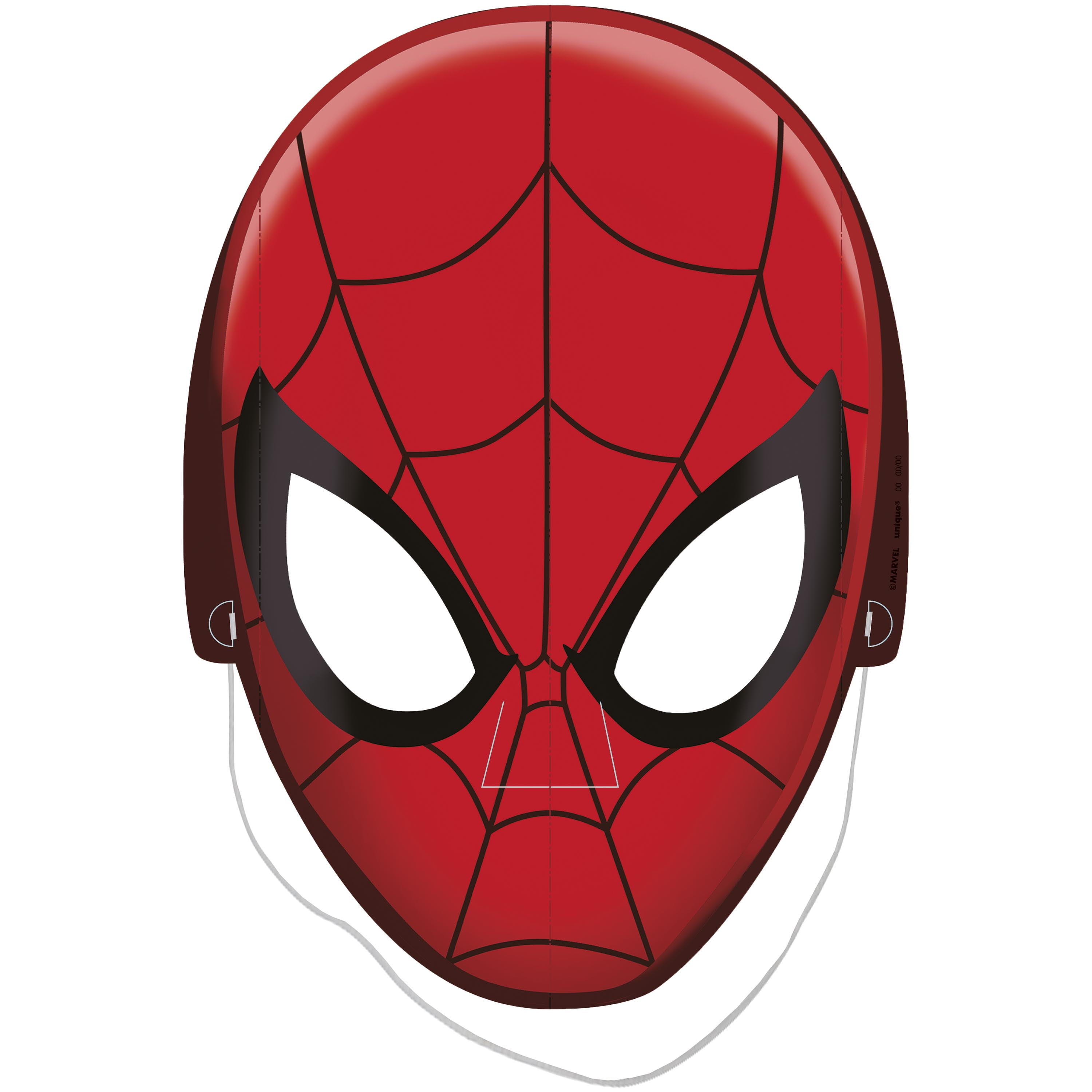 Spider-Man Paper Party Masks for Kids Birthday Celebration (8 Count) rzdvb