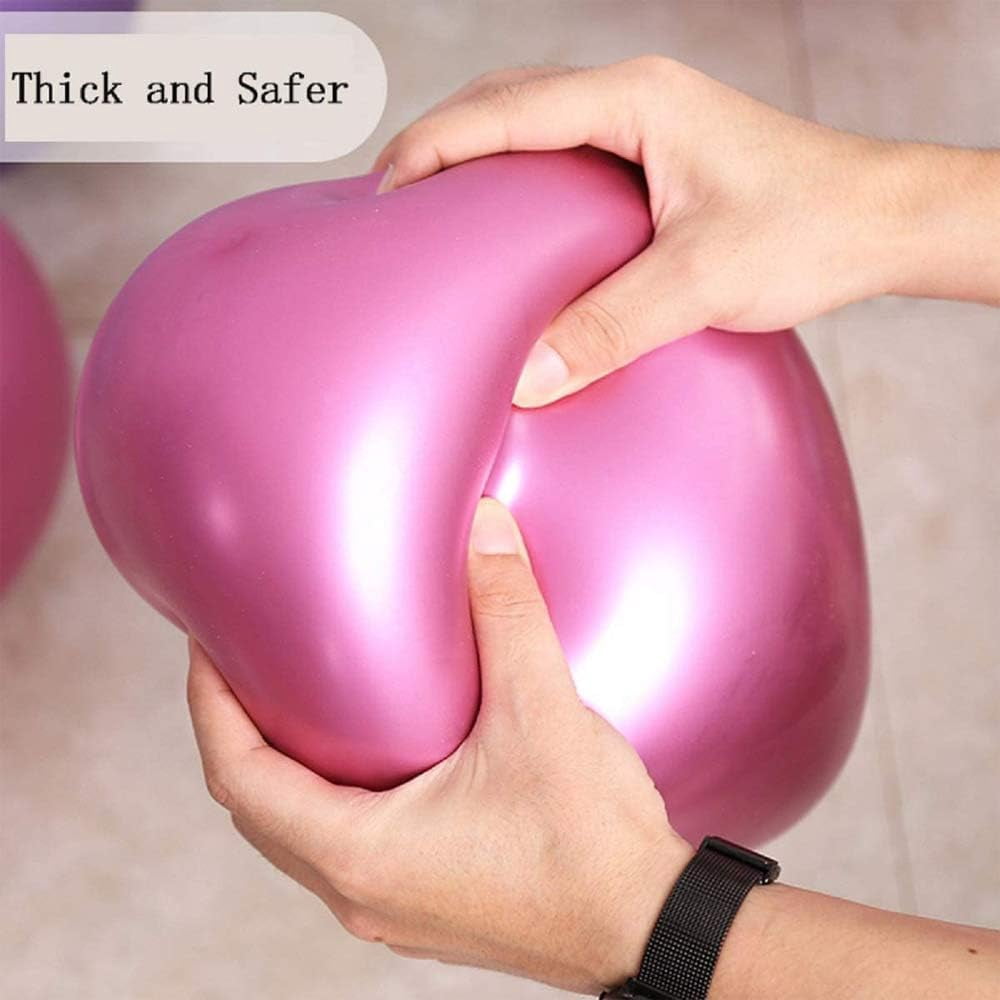 YSTDHL Happy Birthday Metallic Latex Balloons Party Decorations (Multicolor, 20 Pack, 12 in) vgerd