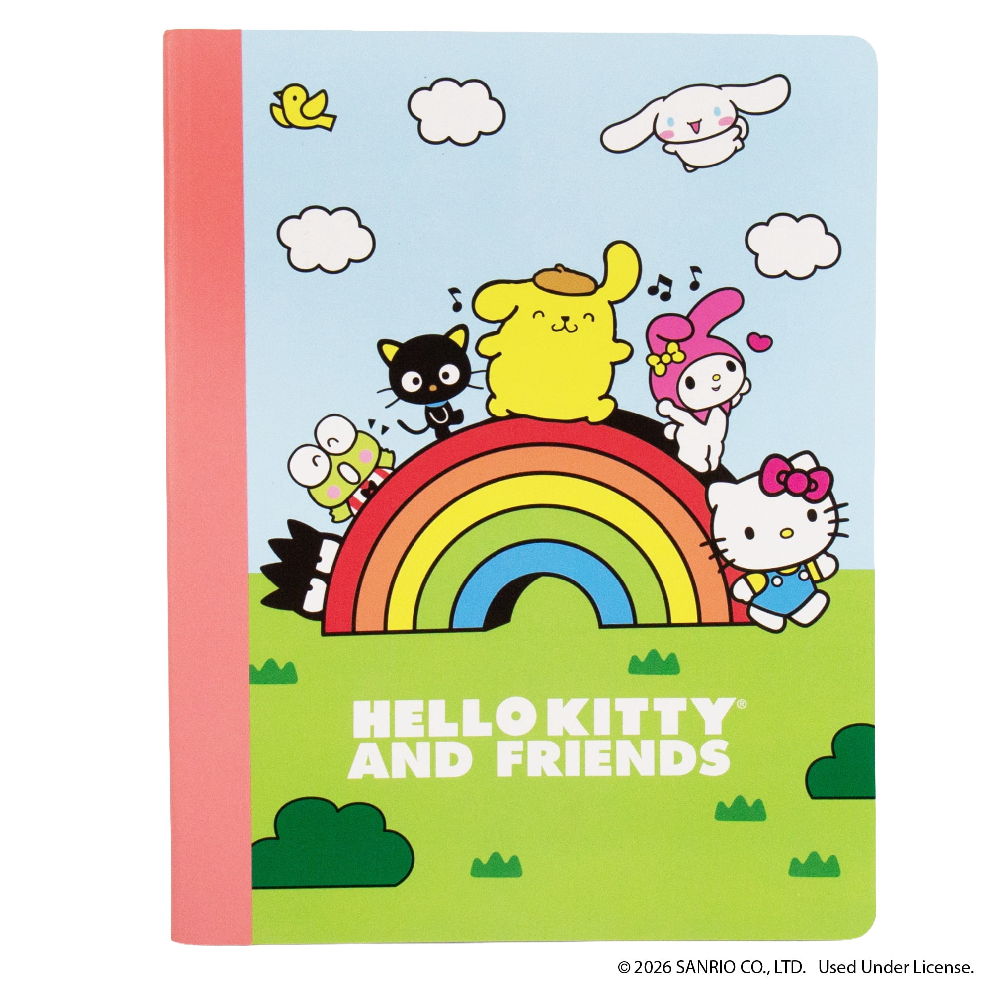 Hello Kitty and Friends Wide-Ruled Composition Notebook (Multicolor, 7.5 in x 9.5 in) jrgxs