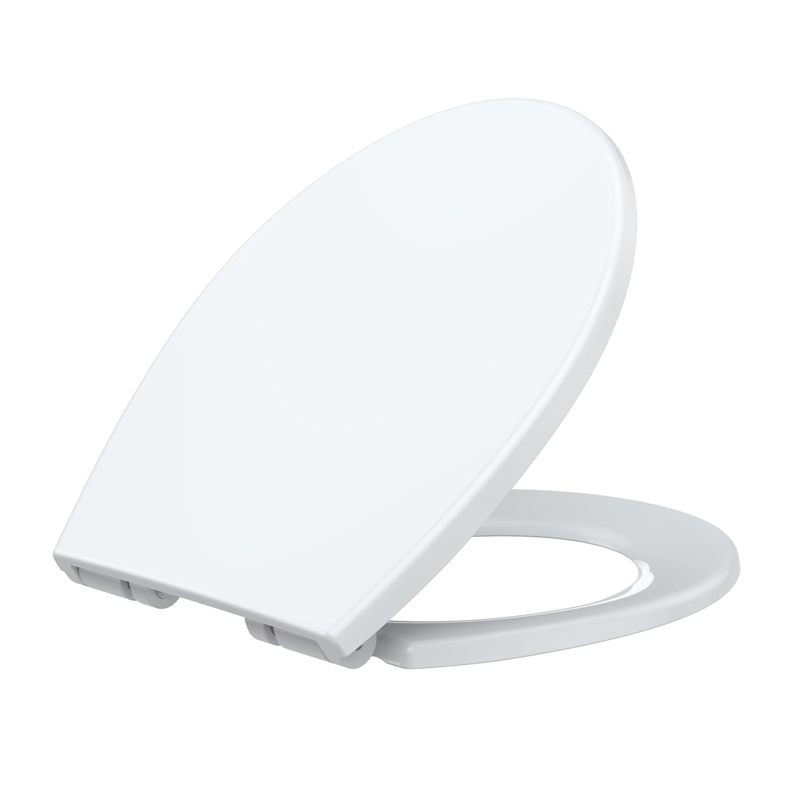 GARVEE Soft Close Elongated Toilet Seat, Quick Release Non-Slip Hinges, Durable Polypropylene (White, Elongated) o2qvk